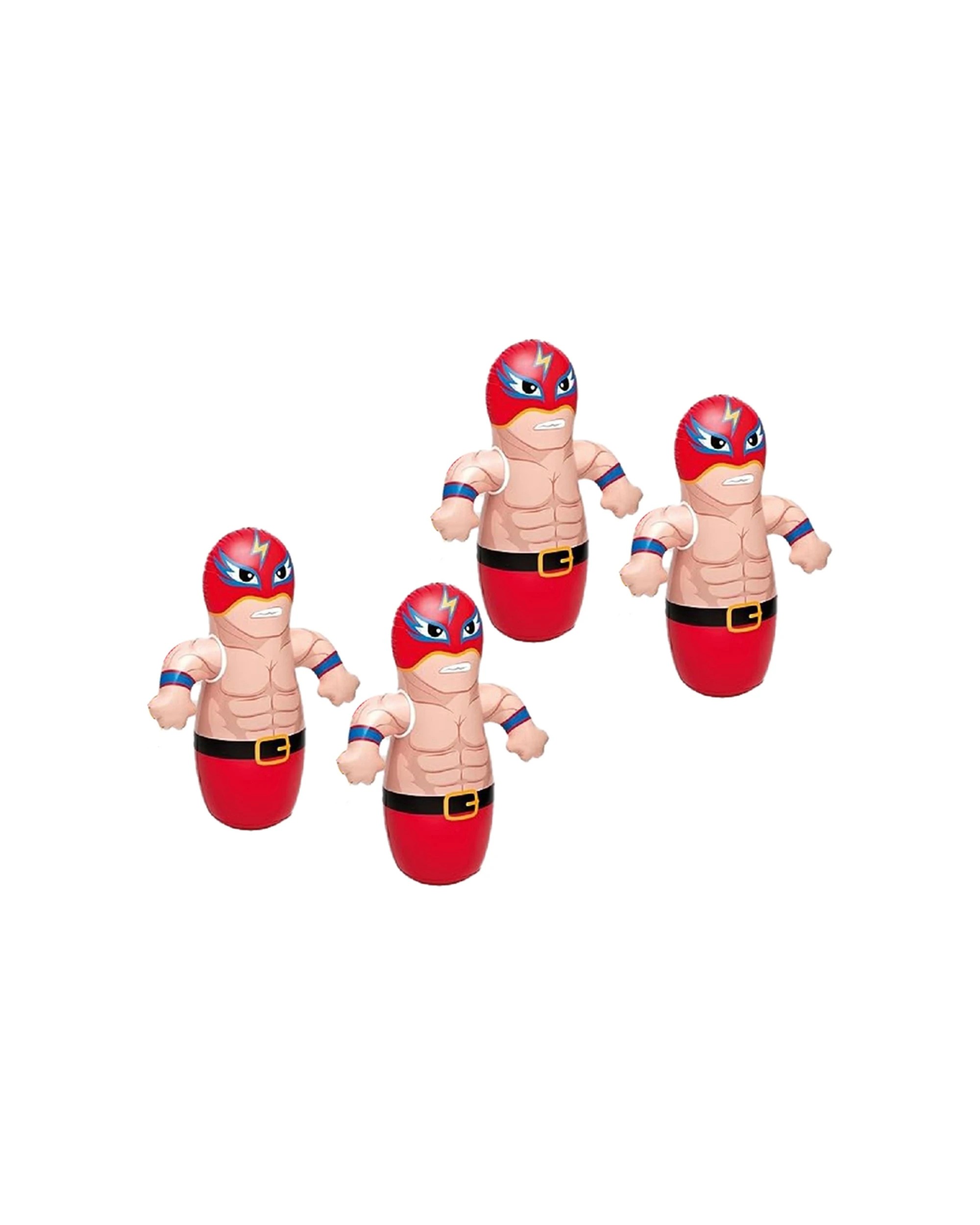 1 Intex 4PK 3D Bop Bags Inflatable Fun Play Toy Kids/Children 3+ - Assorted, 1 of 4