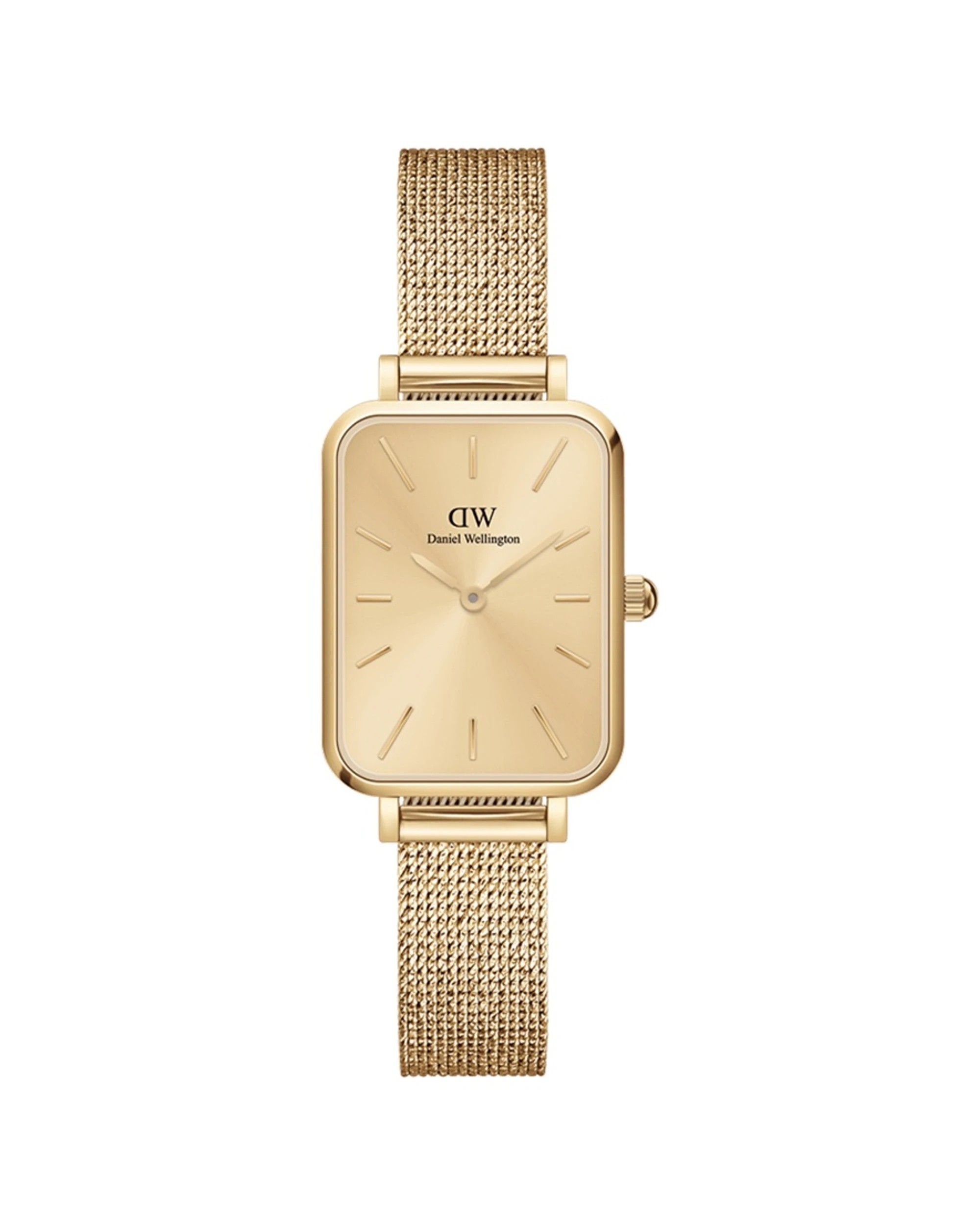 1 Daniel Wellington Quadro 20x26mm Gold Stainless Steel Unitone Dial Watch, 1 of 6