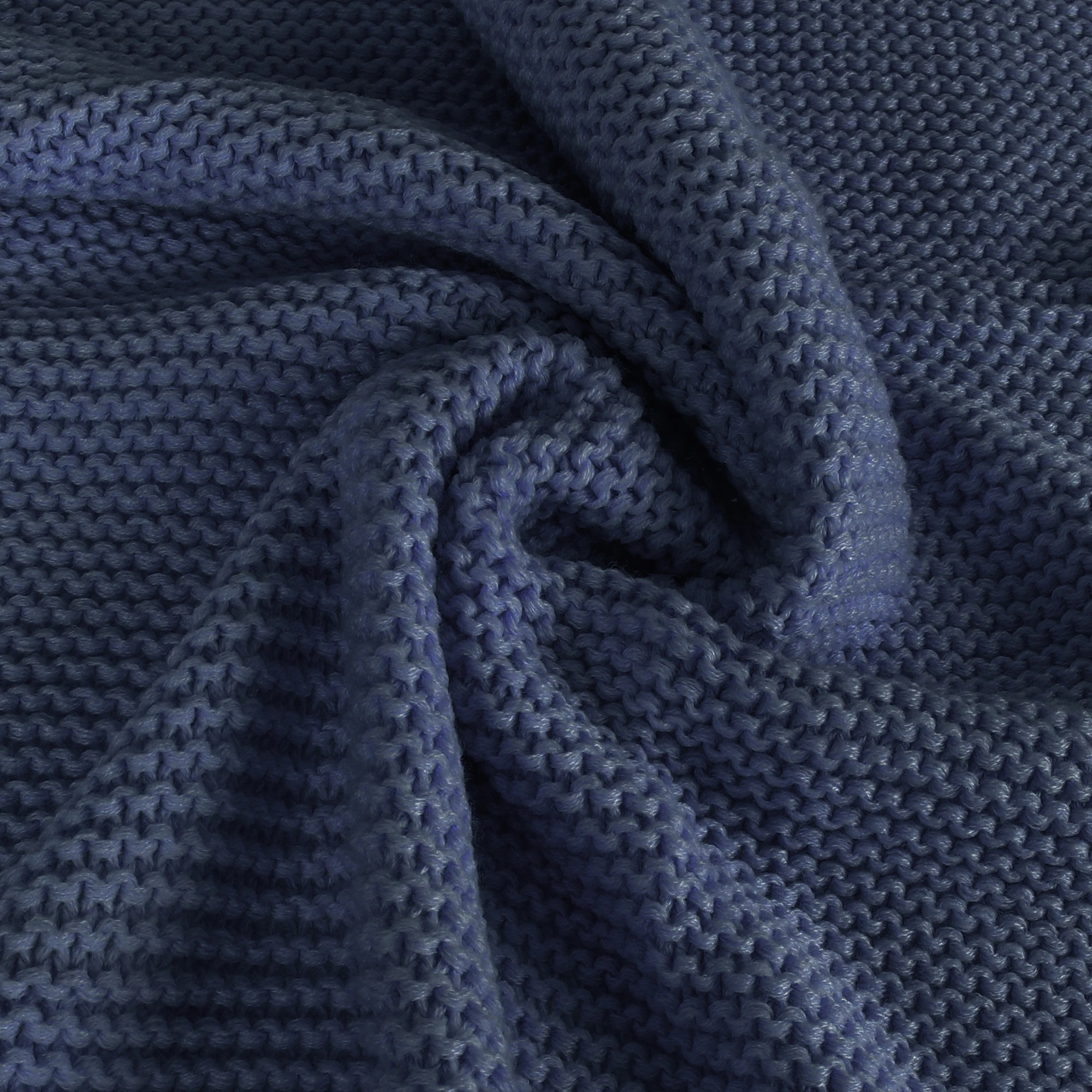 3 Dreamz Navy Blanket Cushion Set, 3 of 3