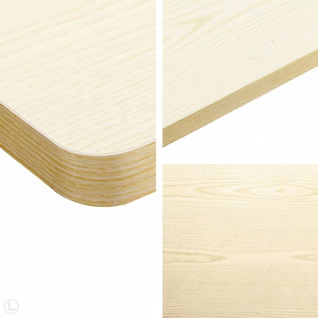 4 Artiss Standing Desk Motorised Dual Motor 120CM  Oak - Brown, 4 of 5