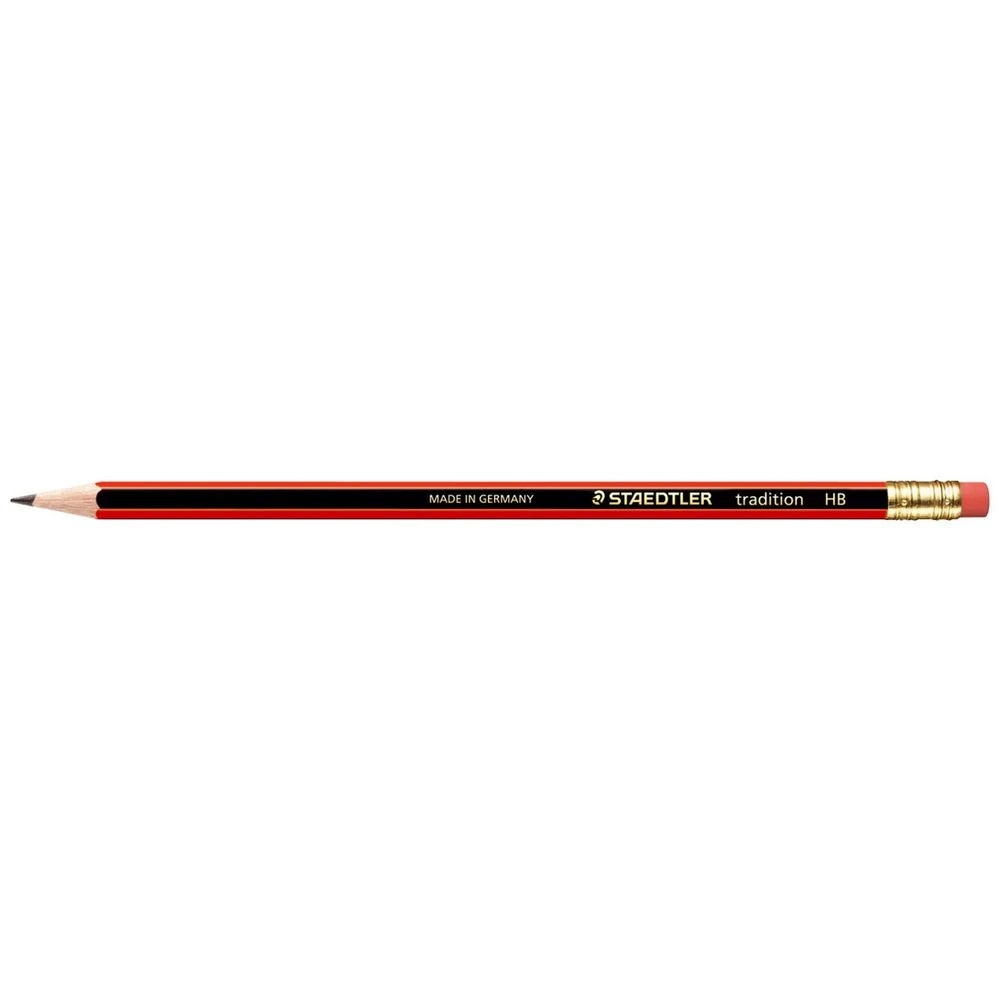 1 Staedtler Tradition Eraser Tip Graphite Pencil HB, 1 of 5
