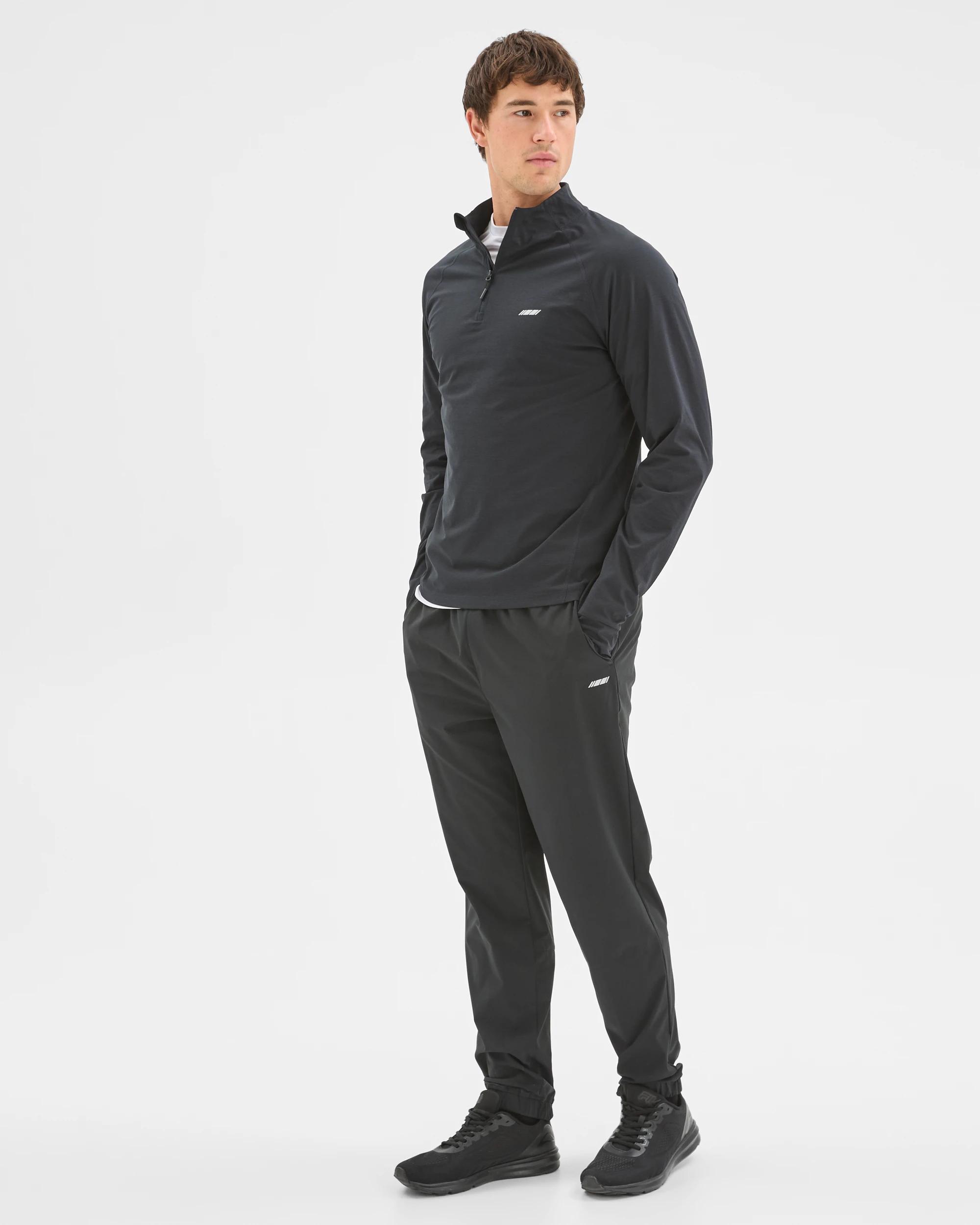 5 Target Active 1/2 Zip Jumper BLACK, 5 of 6