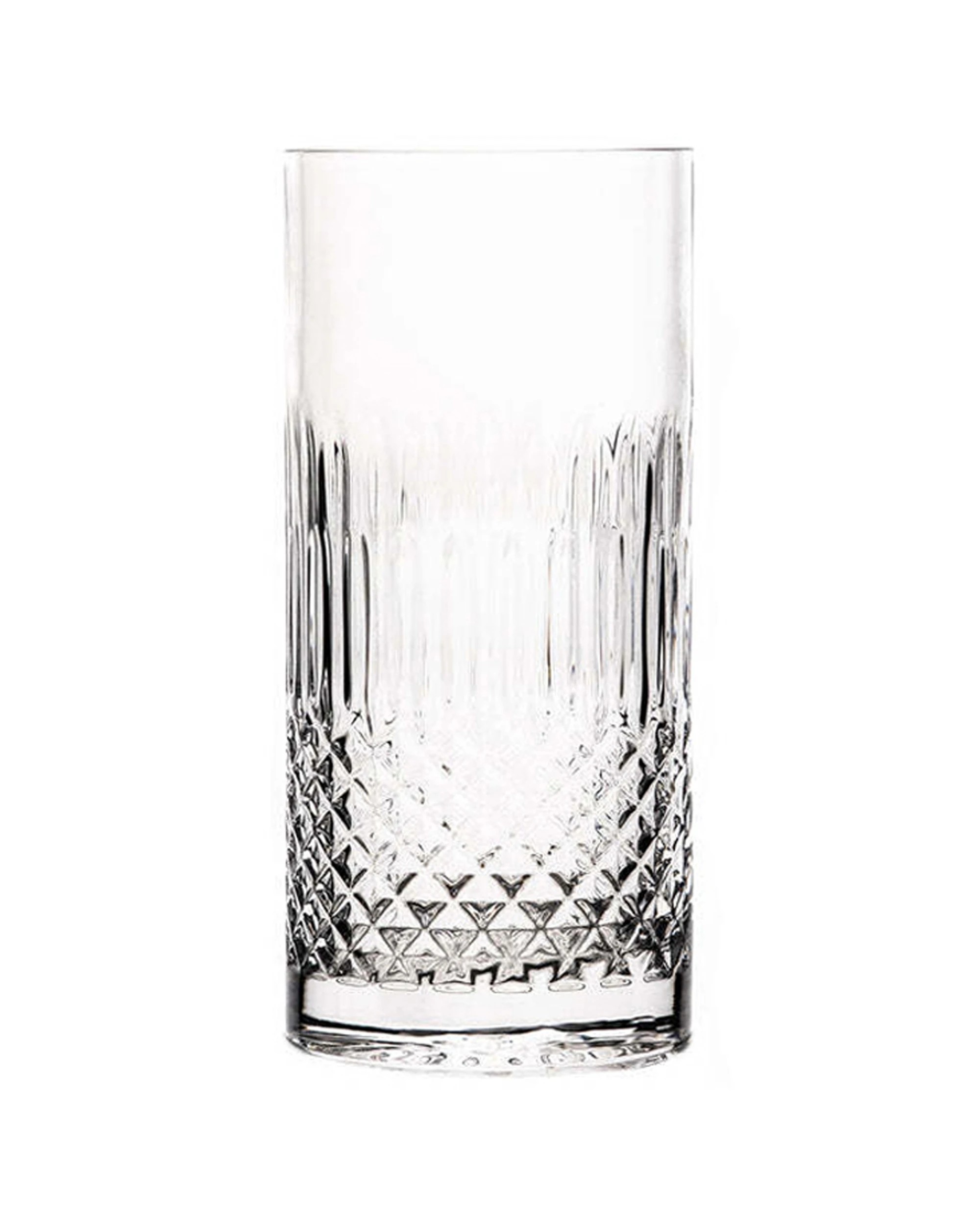 1 Luigi Bormioli 4pc Diamante Beverage Water Juice Glasses Set 480ml - Clear, 1 of 3