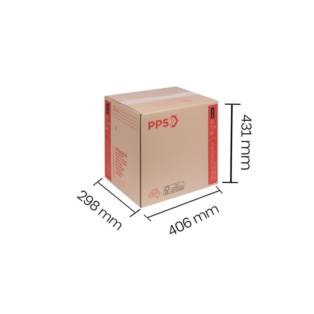 3 PPS Moving Box Handles Heavy Duty Medium 406 x 298 x 431mm, 3 of 3