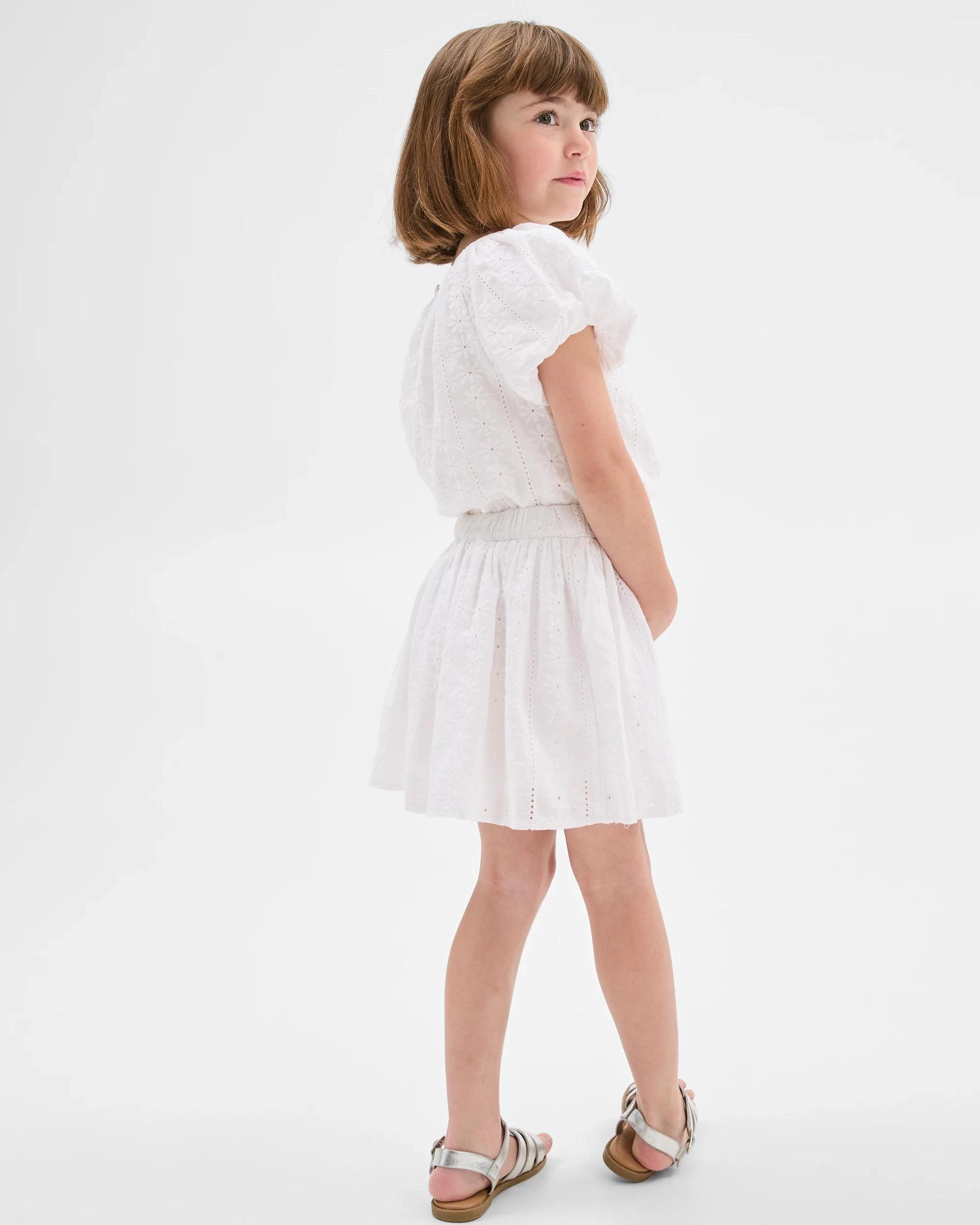 6 Target Australian Cotton Broderie Skirt CREAM, 6 of 6