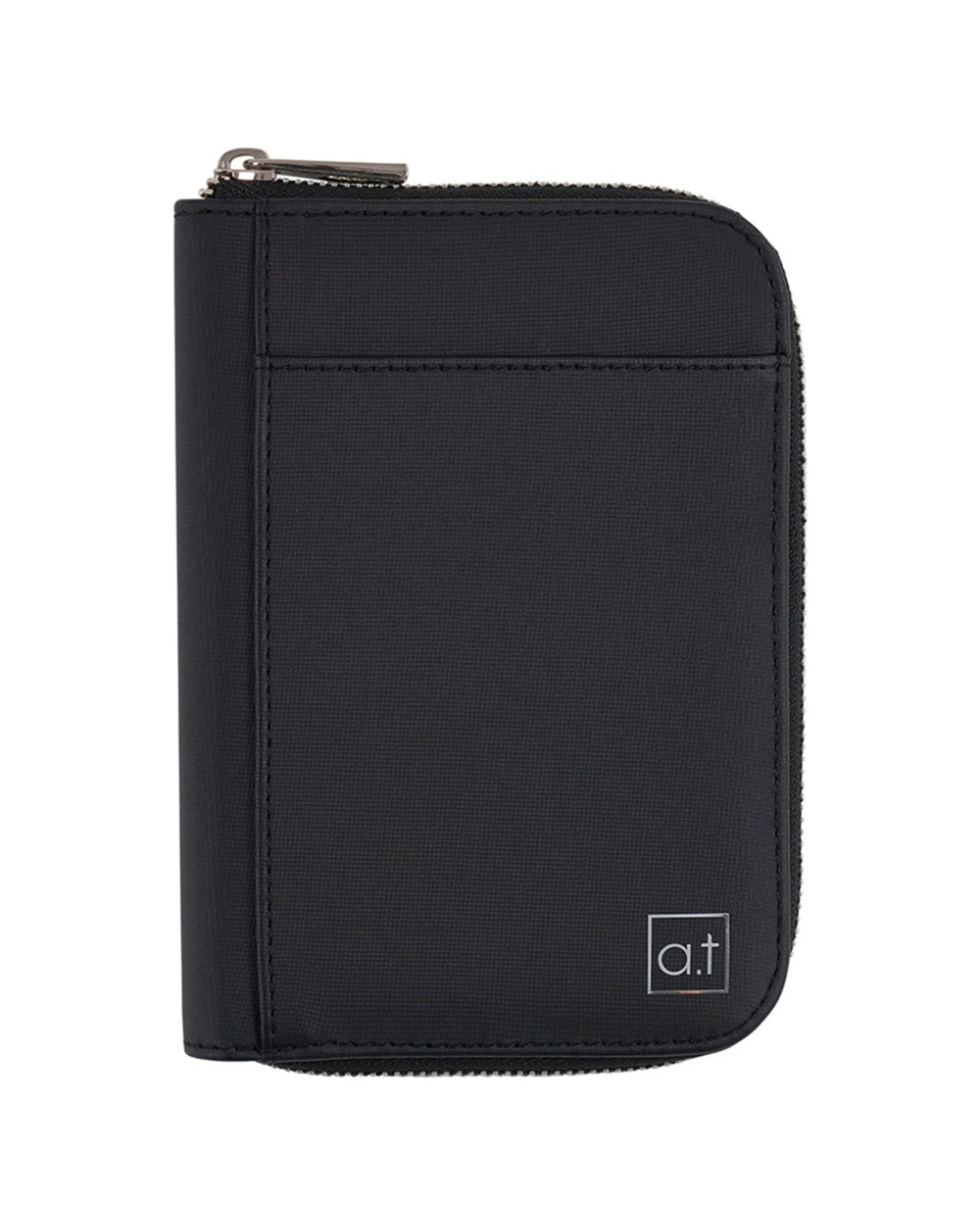 1 Annabel Trends Mens Travel Passport Wallet 12.5x17.5cm - Black, 1 of 3