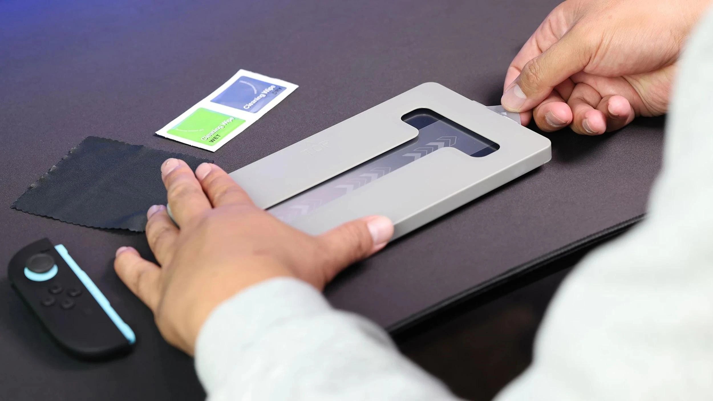 6 Powerwave Screen Protector with Tray - Nintendo Switch 2 - Black, 6 of 8