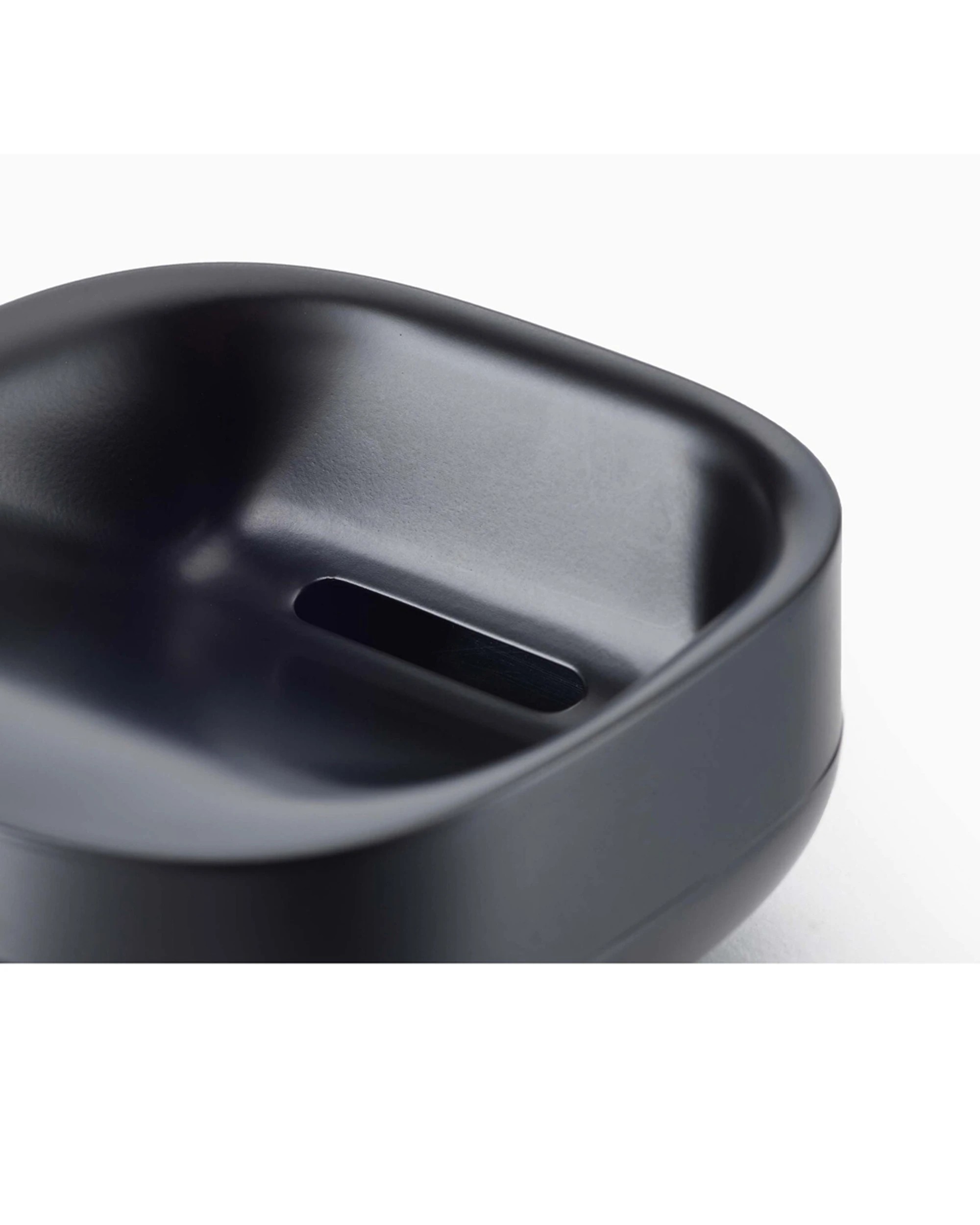 4 Joseph Joseph Slim Compact Soap Dish Storage Holder 8cm - Black, 4 of 6