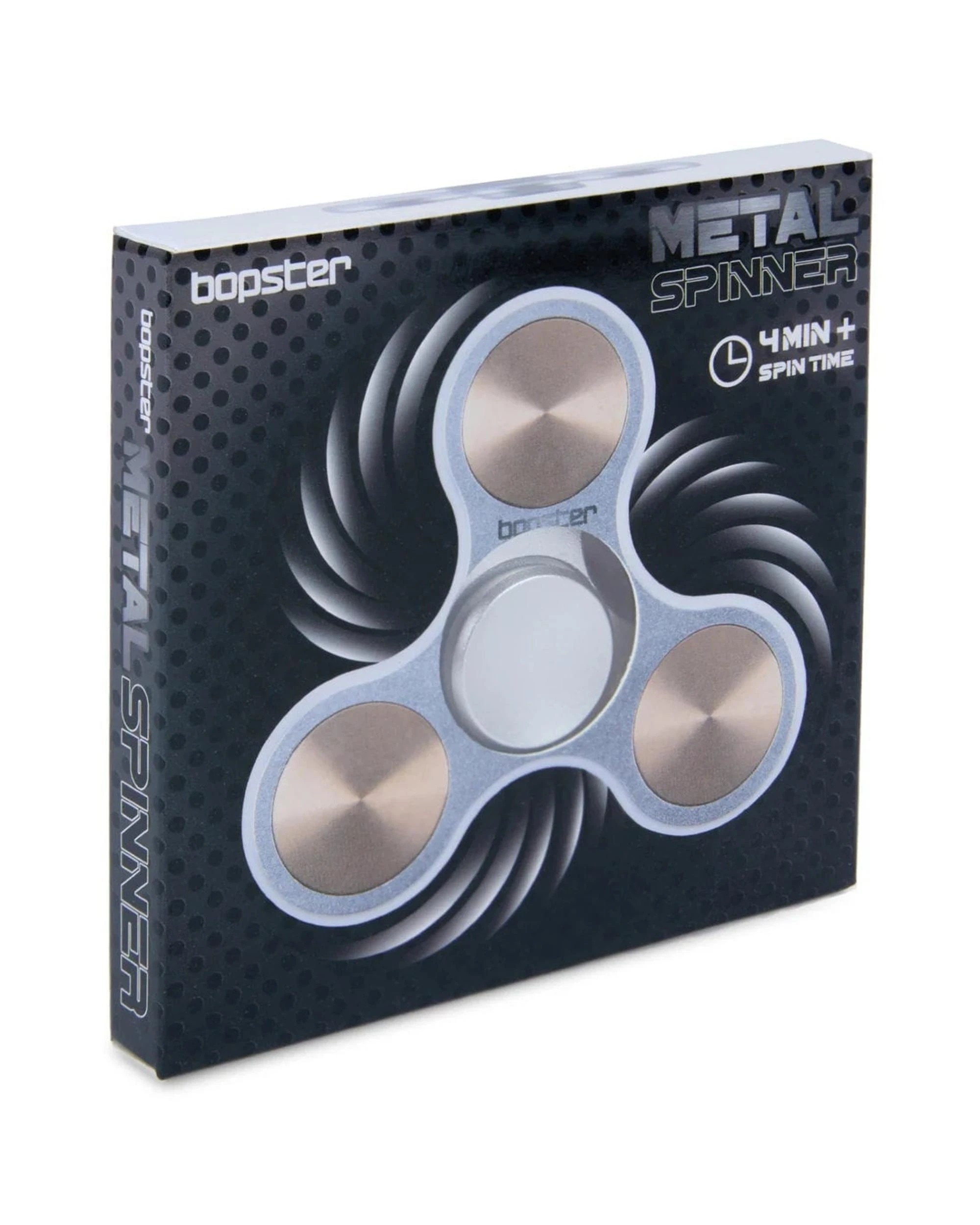 1 Bopster Metal Fidget Spinner - Silver, 1 of 4