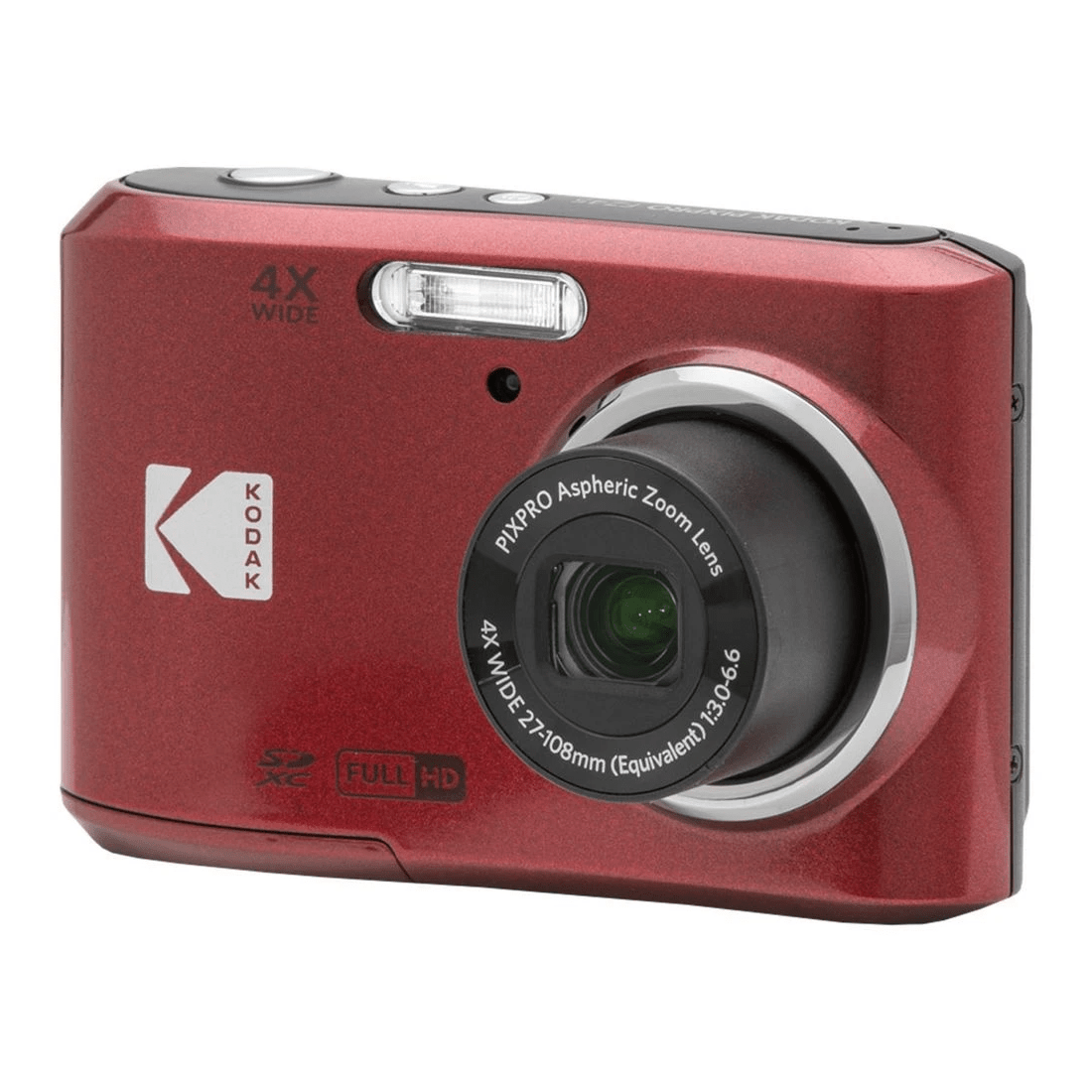 2 Kodak FZ45 16MP Digital Camera Red, 2 of 9