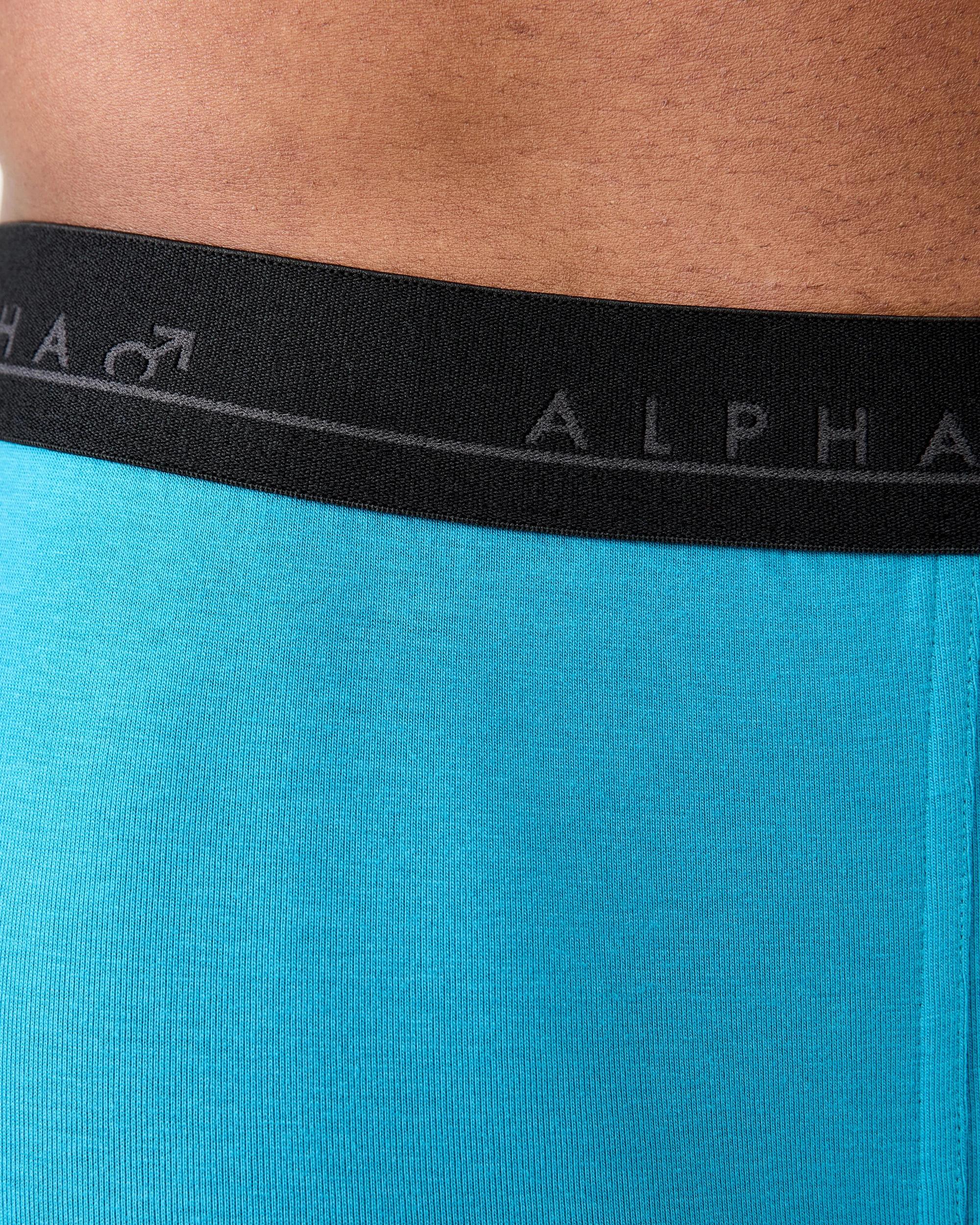8 5 Pack Plain Trunks Turquoise Blue, 8 of 9