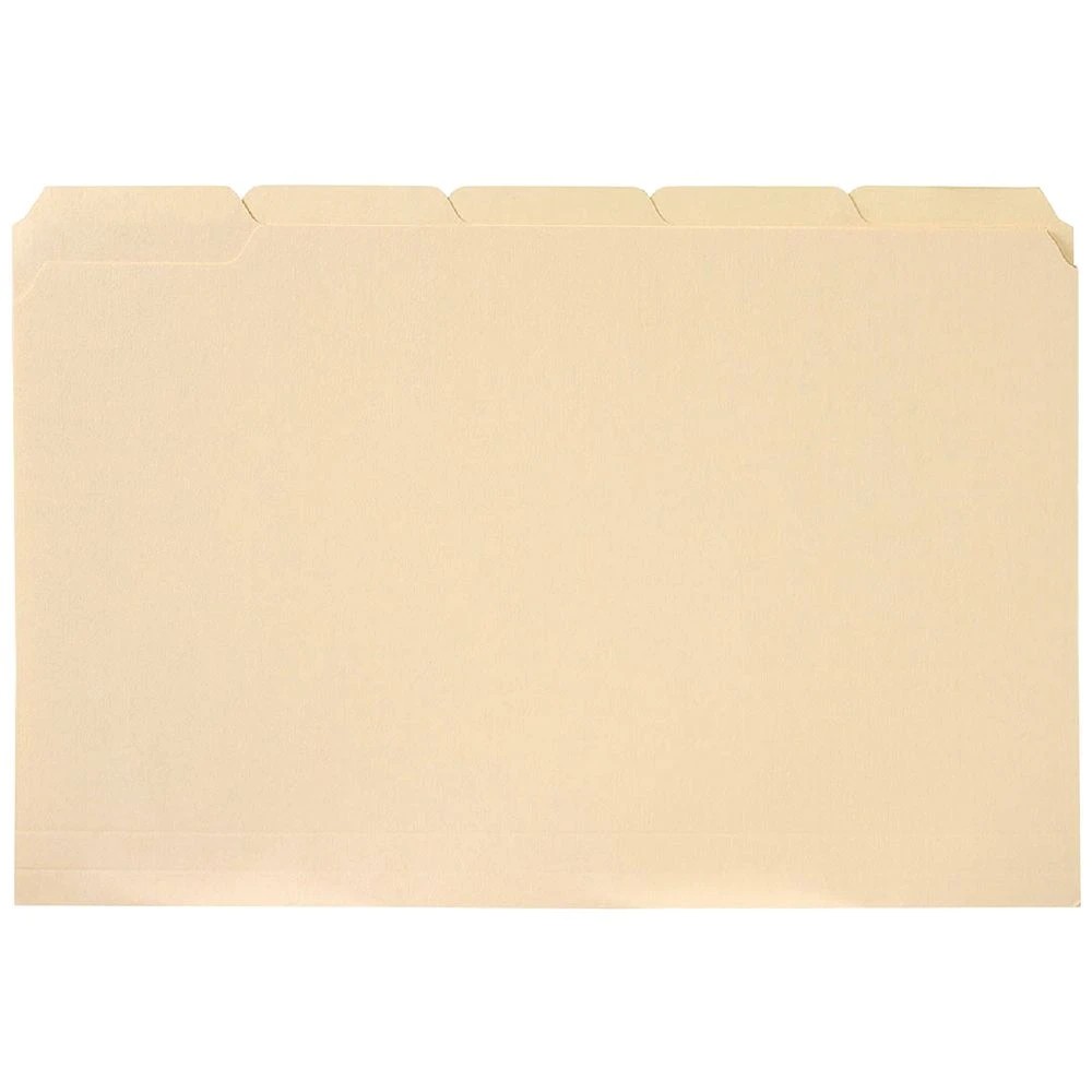 1 Avery Foolscap Manila Folders with Tabs 5 Pack, 1 of 2
