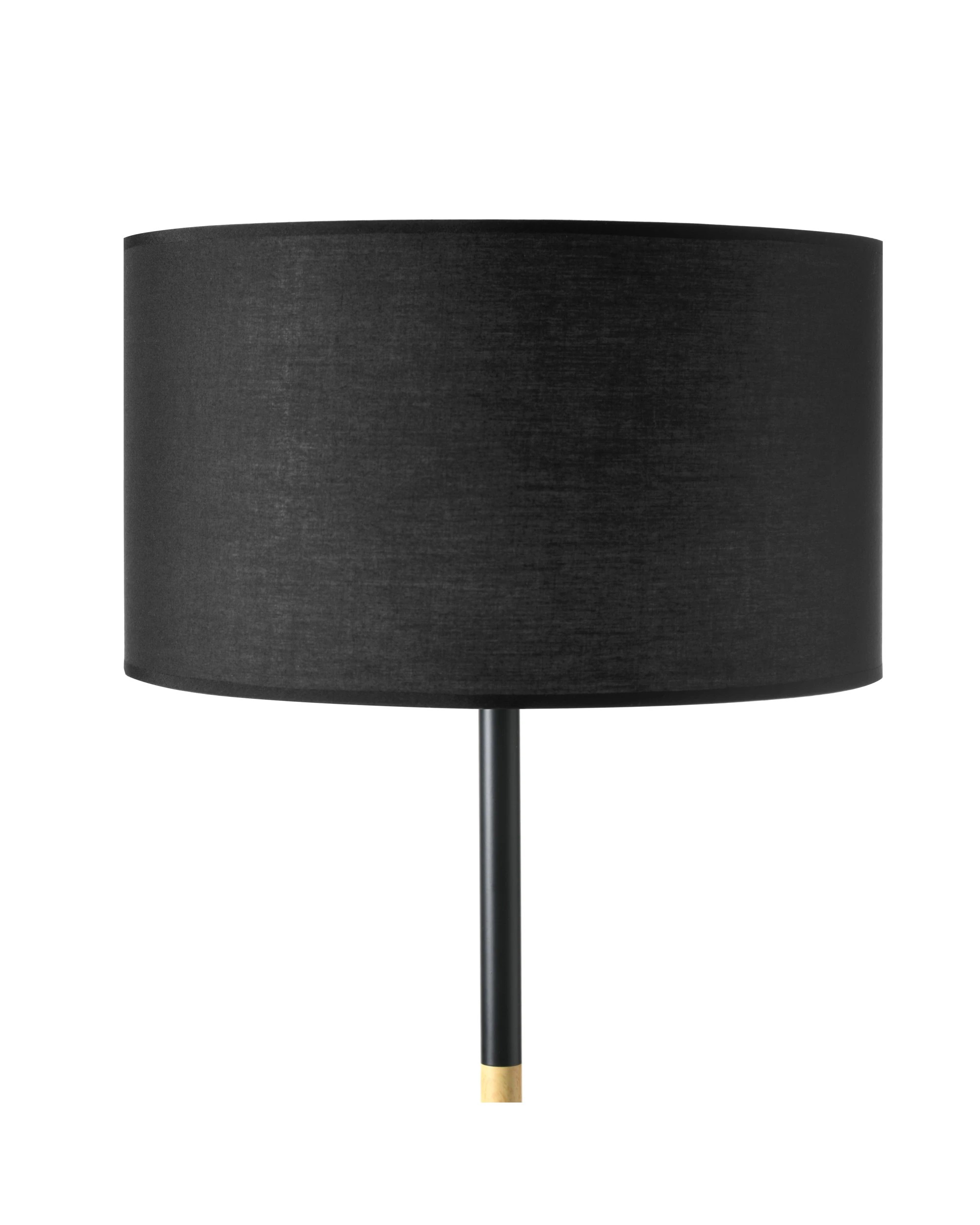 6 Sherwood Maddison Wood Accent Floor Lamp - Black, 6 of 10