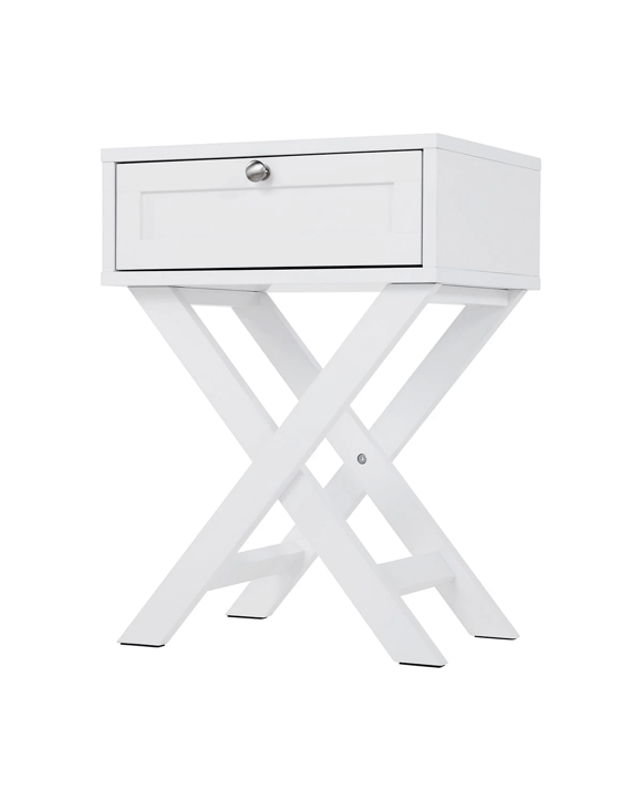 Hamptons Bedside Table with Drawer