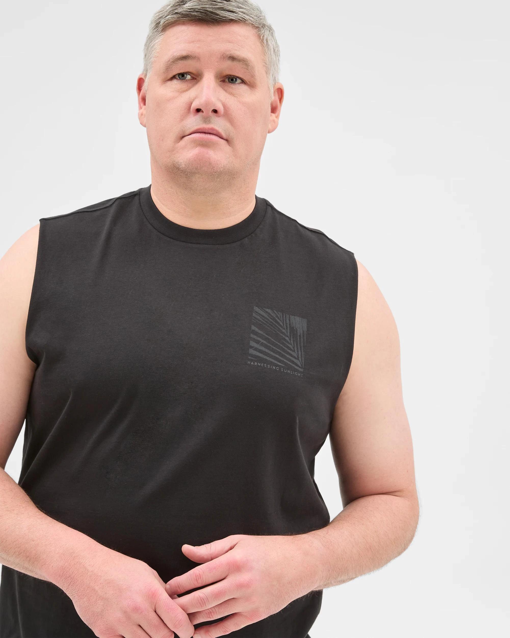 3 Target Plus Size Australian Cotton Print Tank Top BLACK, 3 of 5