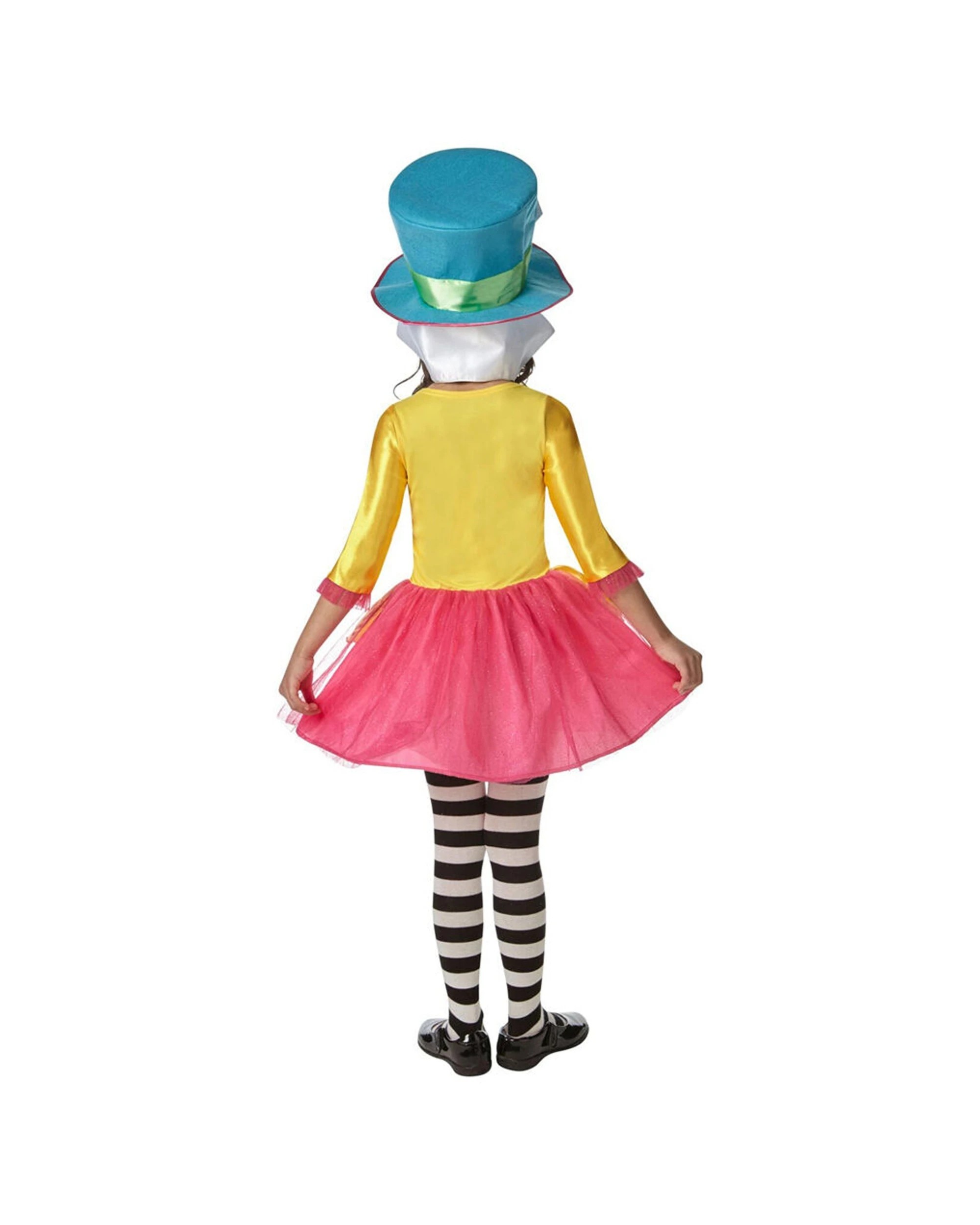 2 Disney Mad Hatter Girls Deluxe Costume Dress Up Party Halloween Size 3-5y
 - Multi, 2 of 5