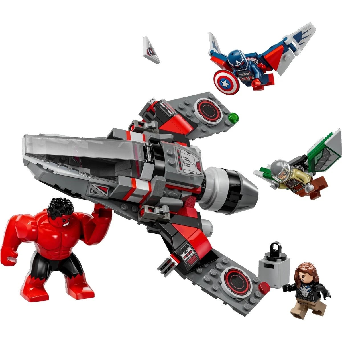 3 LEGO Marvel Captain America vs. Red Hulk Battle 76292, 3 of 10