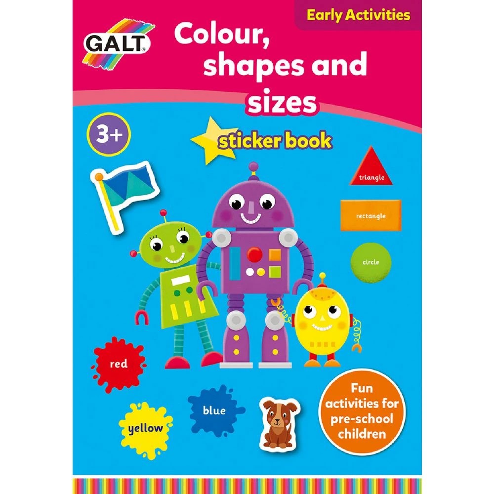 1 Galt Colour, Shape and Size Activity Book, 1 of 2