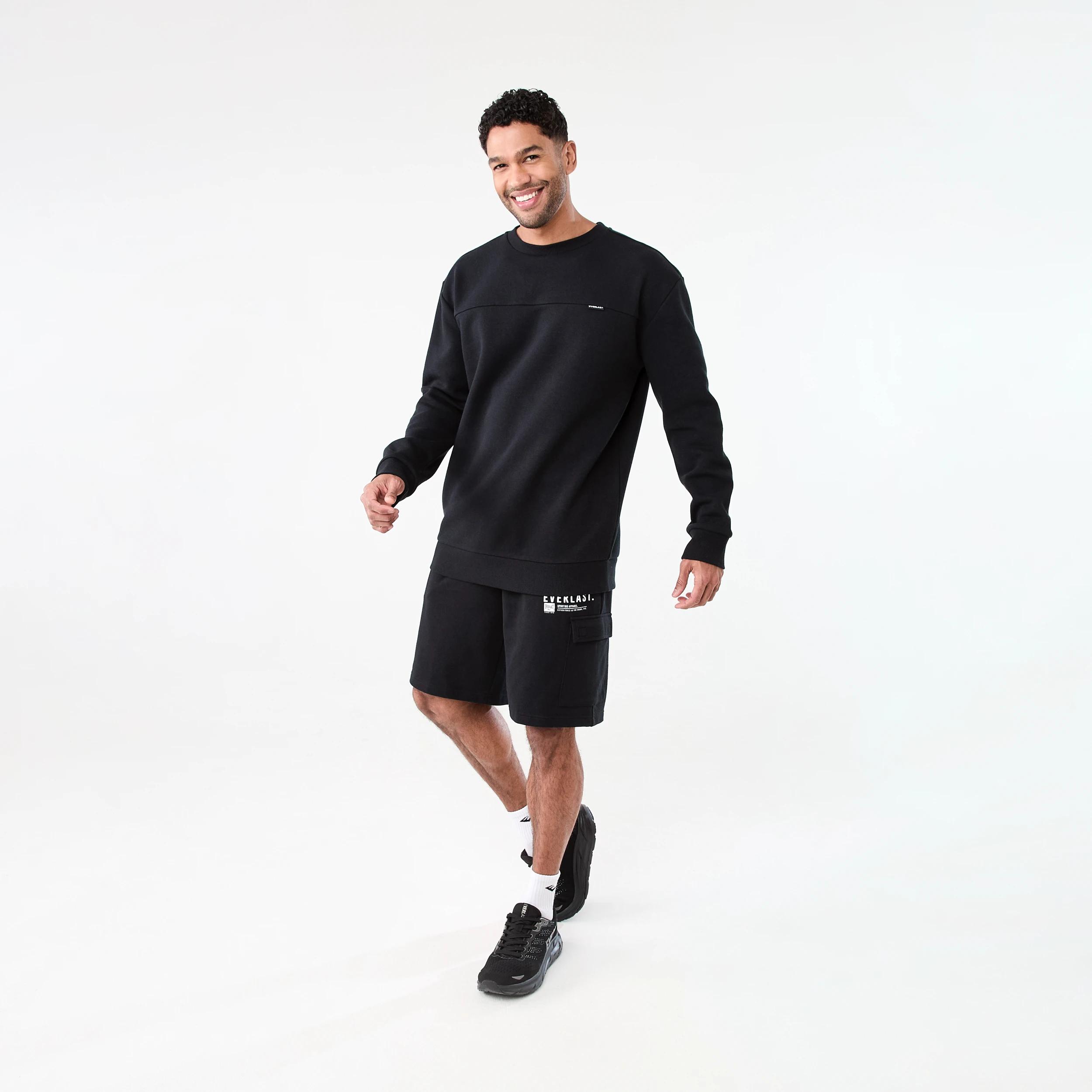 9 Everlast Mens Street Shorts Black, 9 of 9