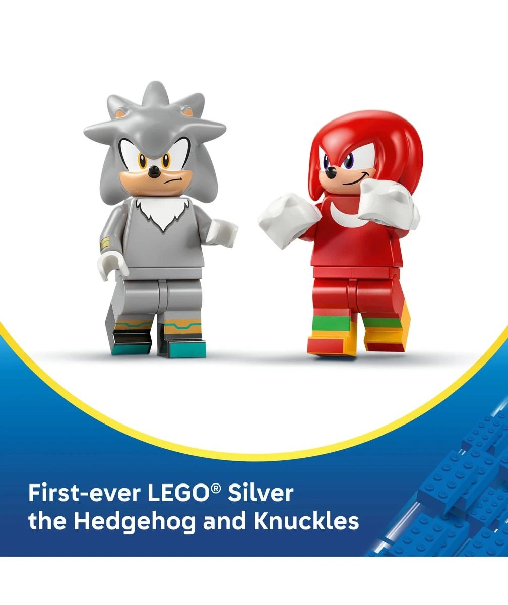 6 LEGO Sonic Silver's Car vs. Knuckles' Monster Truck 77118, 6 of 10