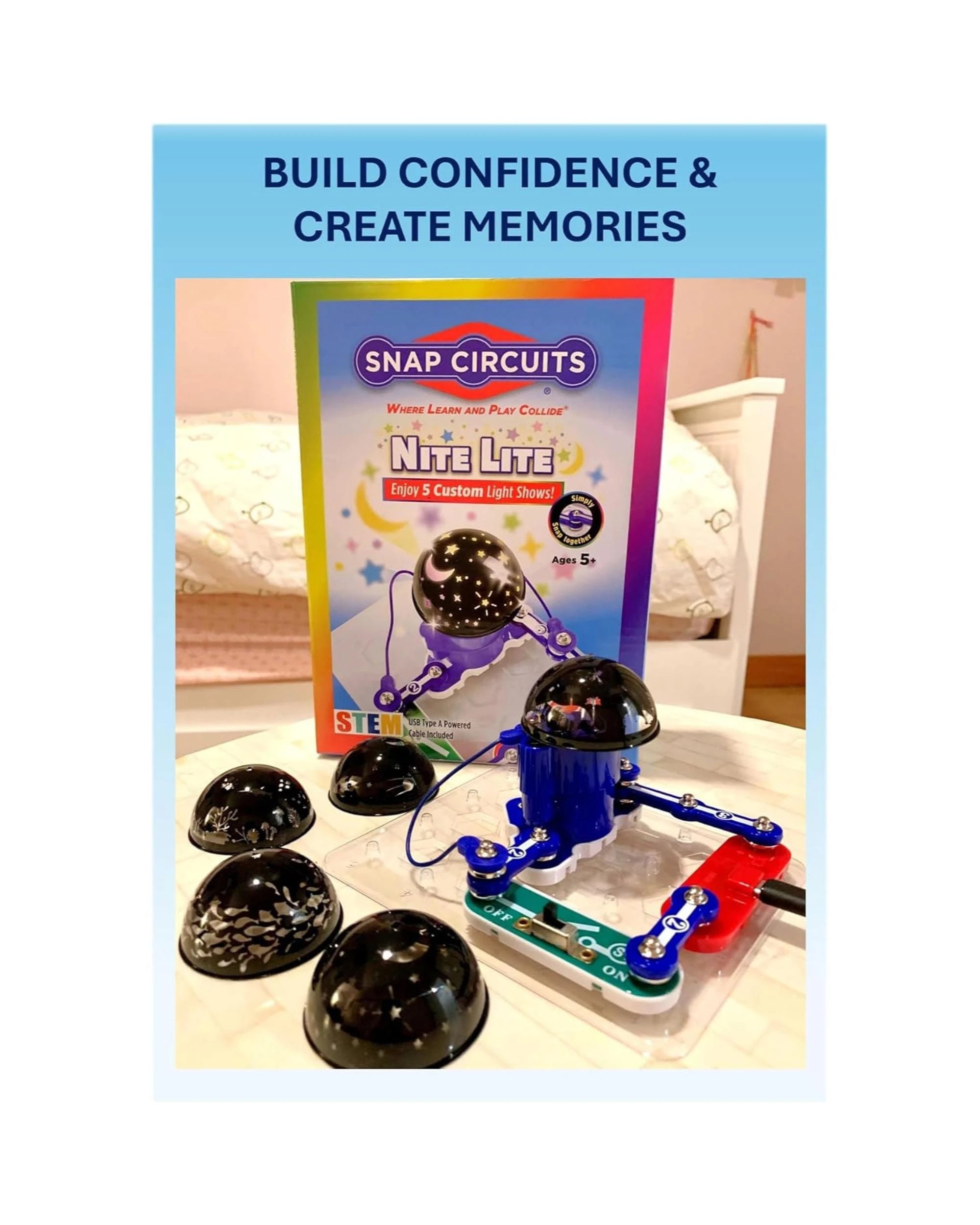 5 Snap Circuits Nite Lite Electronic Toy Set, 5 of 6