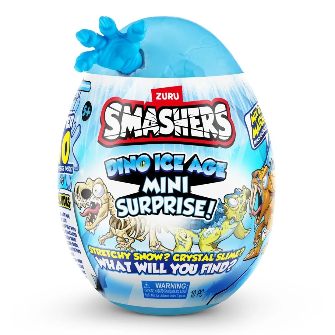 2 10 Piece Zuru Smashers Dino Ice Age Mini Surprise Egg - Assorted, 2 of 7