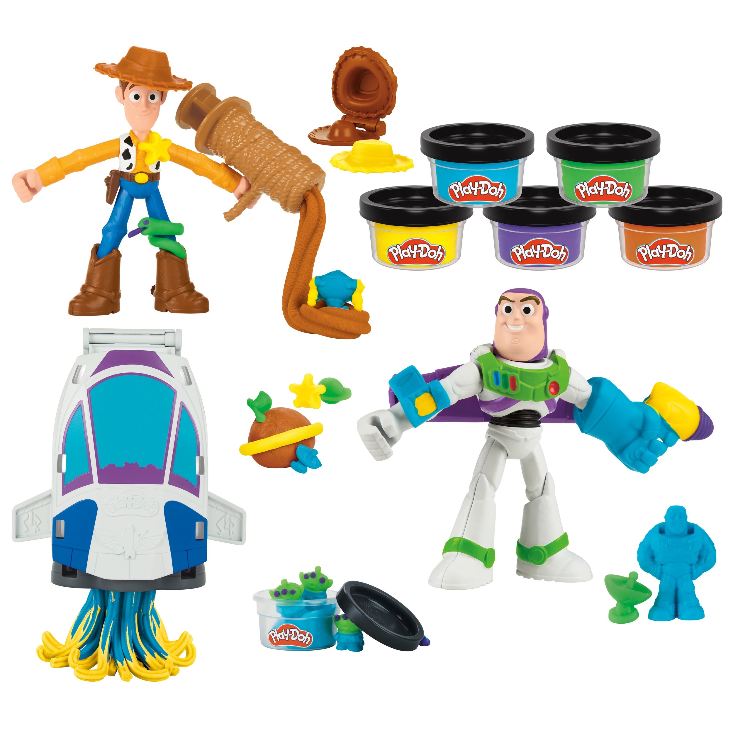 3 Disney Play - Doh Toy Story Space Creations - Multi, 3 of 3