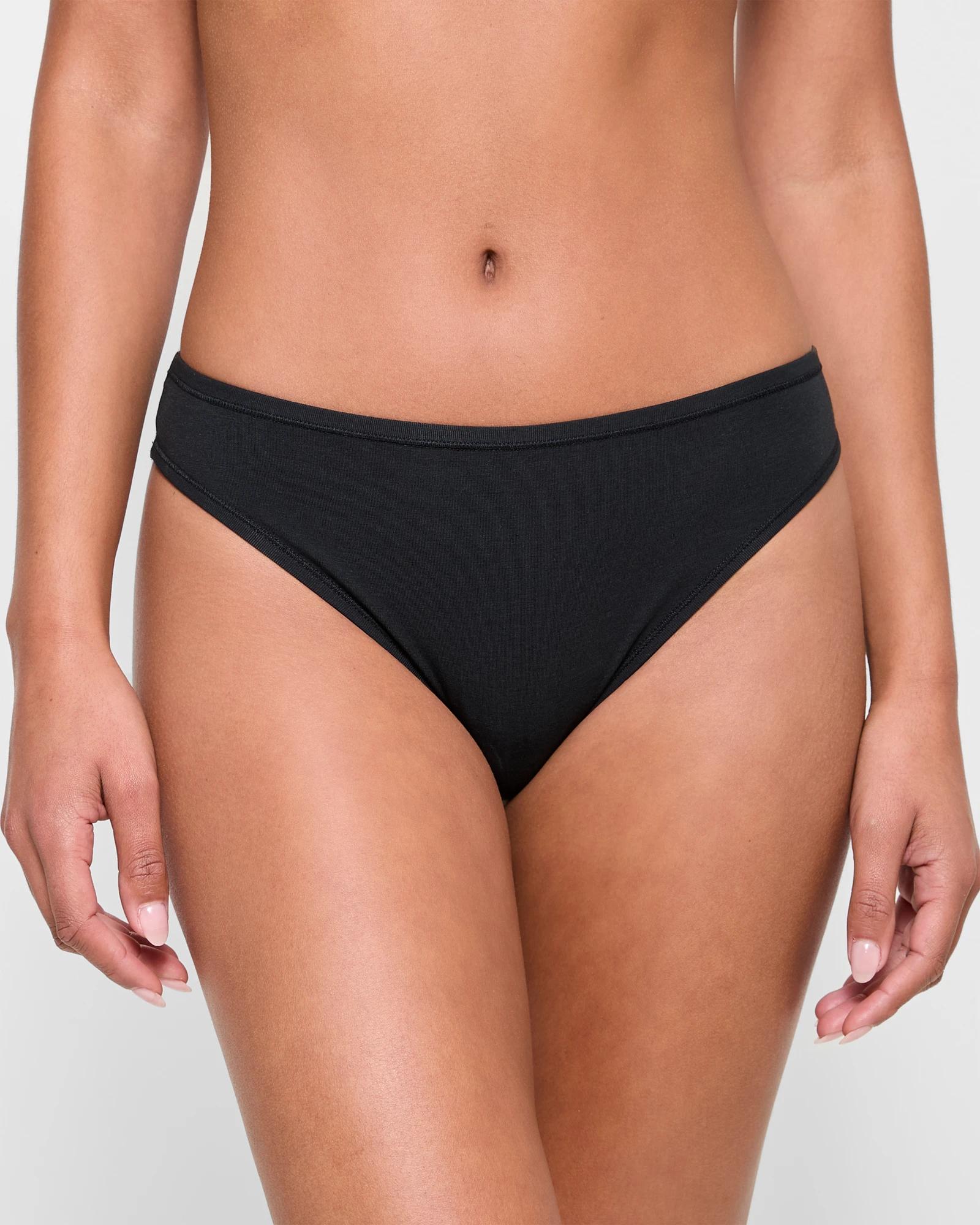 2 Target 2 Pack Super Soft G-String Briefs BLACK, 2 of 3