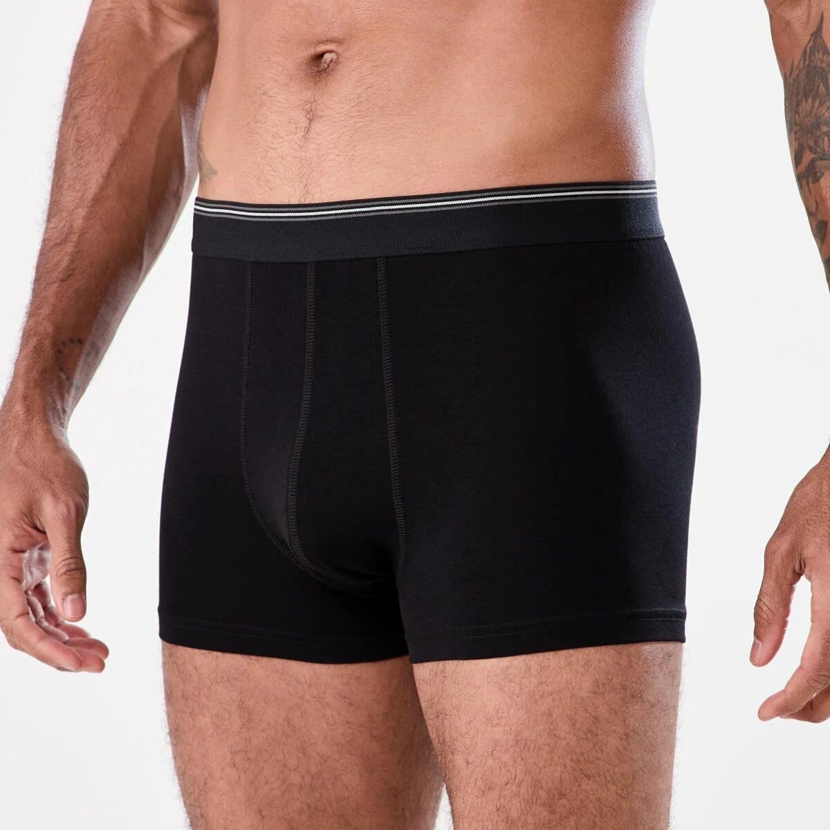 3 2 Pack Plain Trunks BLACK, 3 of 5