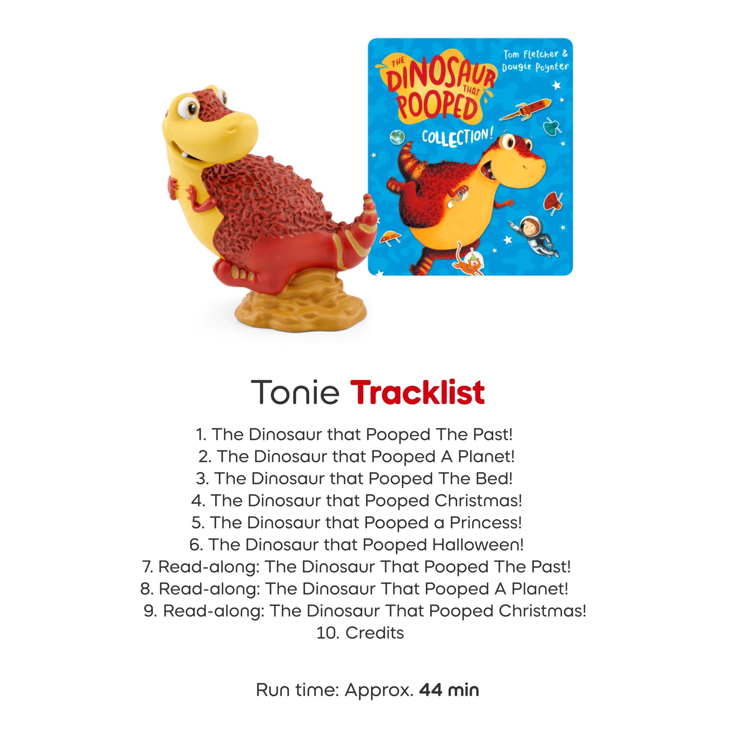 5 Tonies  Tom Fletcher & Dougie Poynter - The Dinosaur That Pooped Collection Tonie Audio Character - Multi, 5 of 7