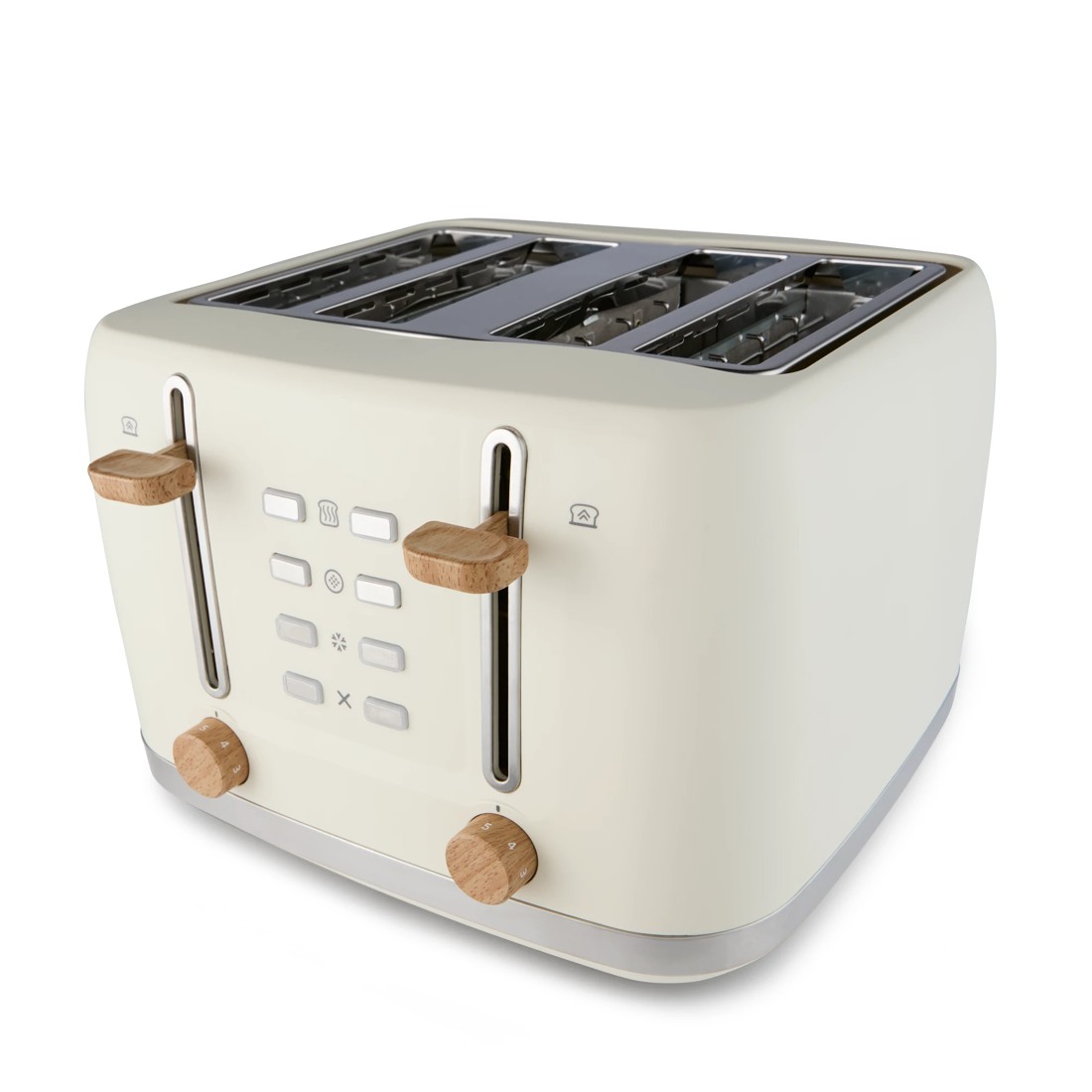 5 4 Slice Toaster - Off White, 5 of 8