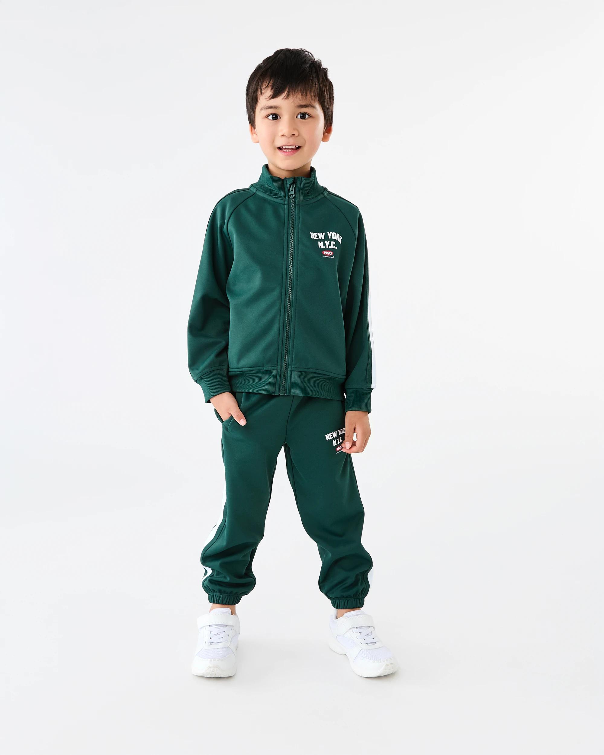 8 Tricot Zip Through Jacket Grn Varsit, 8 of 10