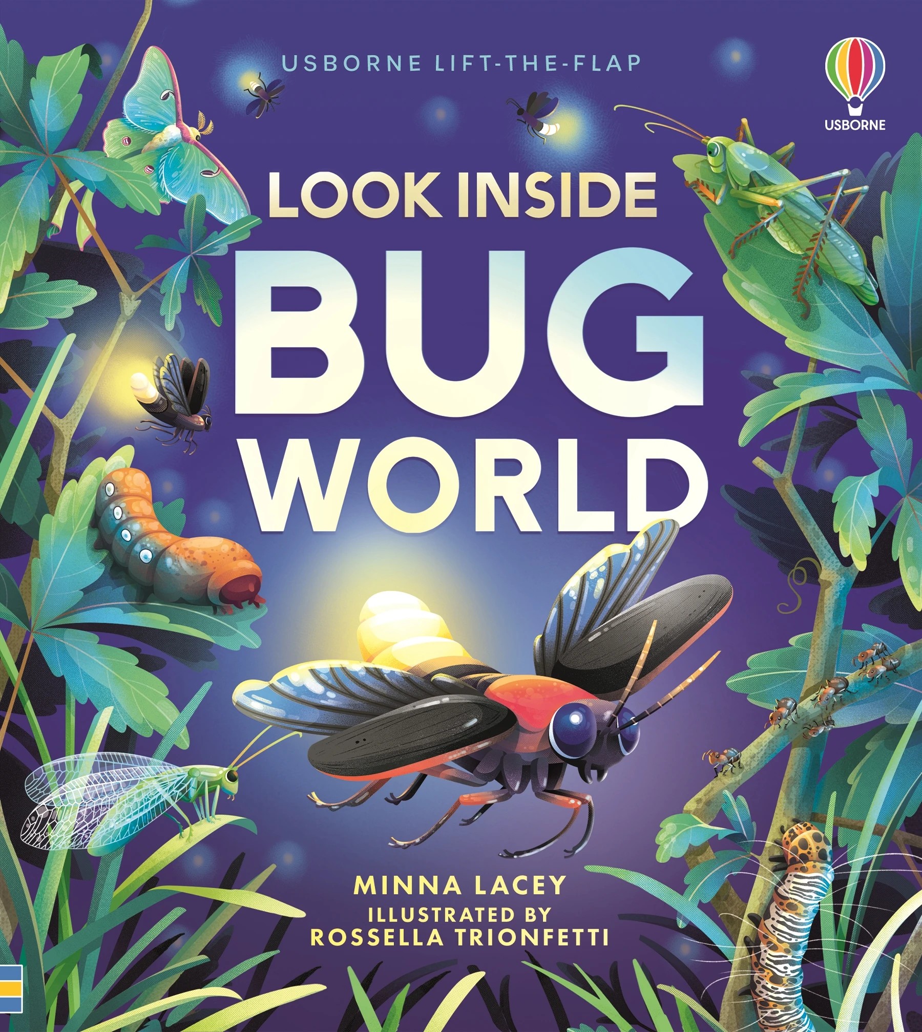 1 Usborne Lift-The-Flap Look Inside Bug World by Minna Lacey - Book, 1 of 1