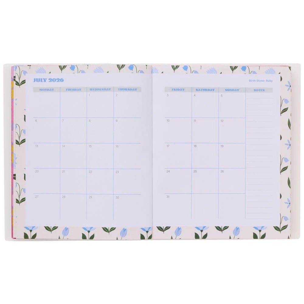 6 Otto Whimsy Diary FY26/27 Black, 6 of 7