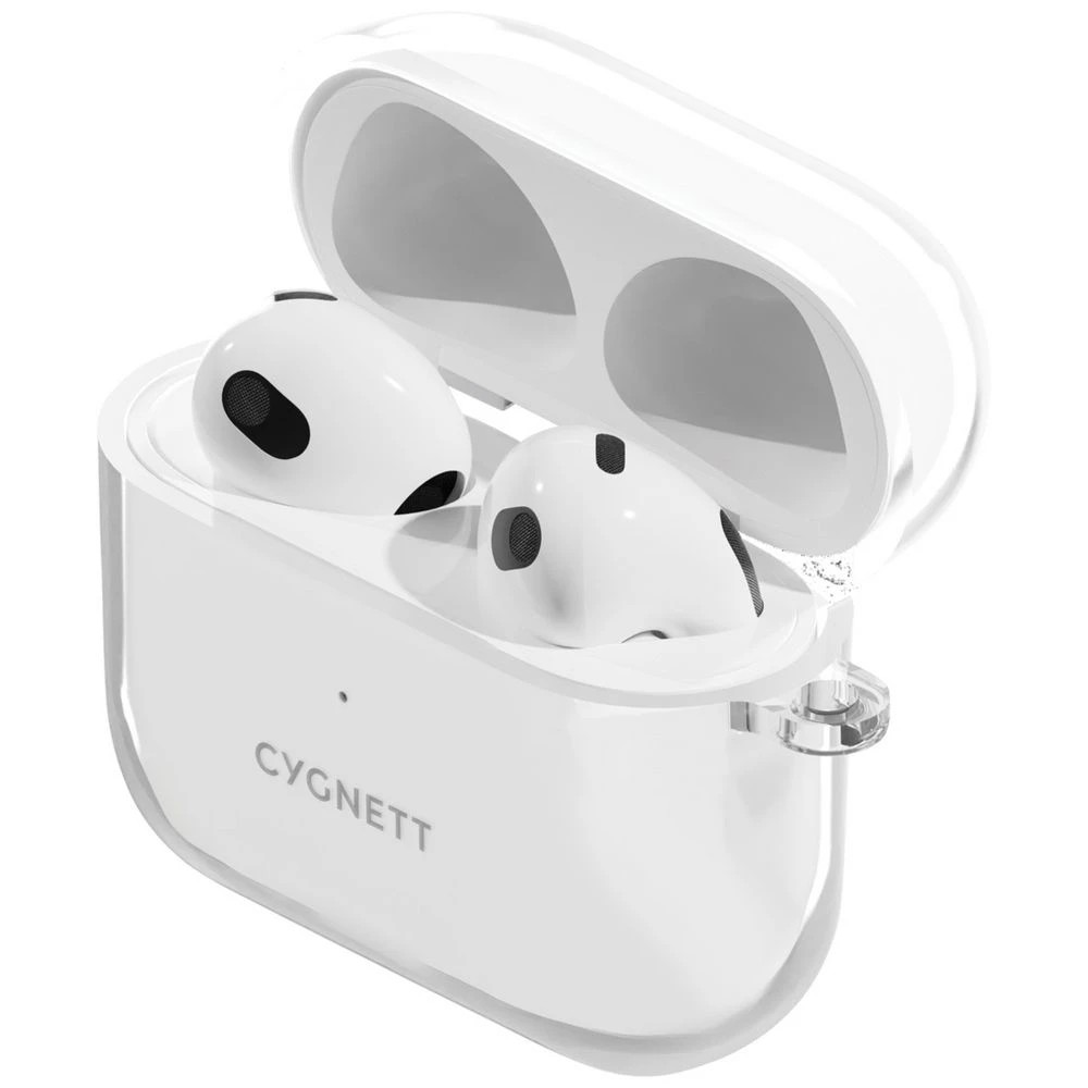 1 Cygnett AeroShield Protective Case AirPods 4 Clear, 1 of 3
