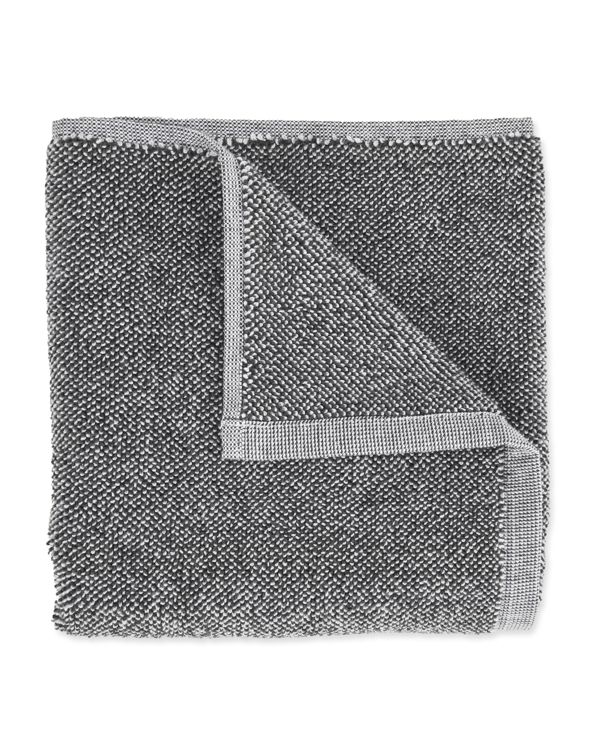 1 Cotton Bamboo Hand Towel - Grey, 1 of 5