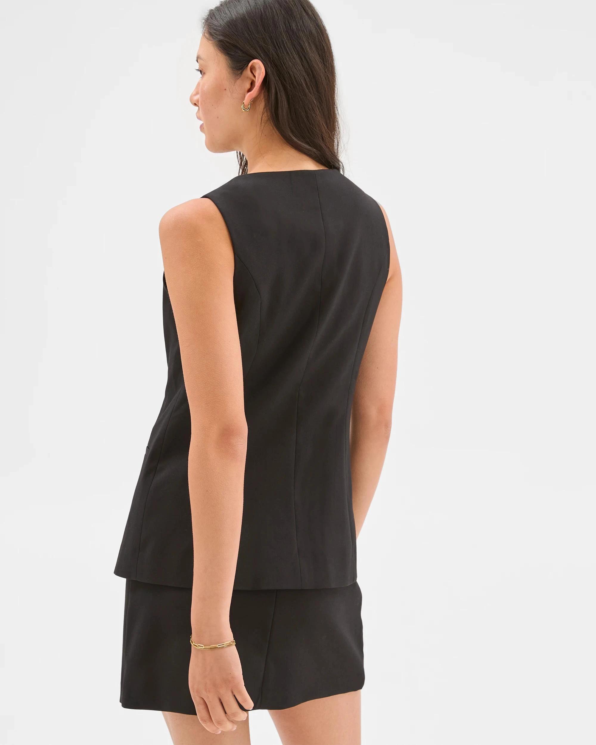 5 V-Neck Waistcoat - Preview BLACK, 5 of 6