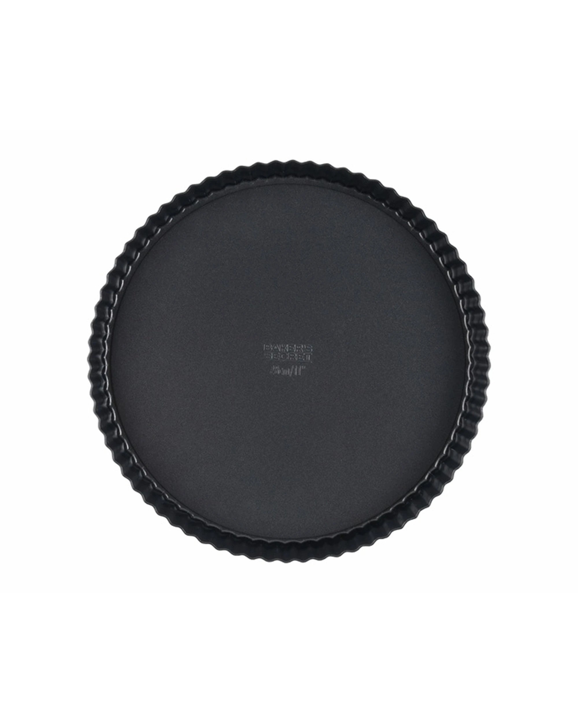 2 Bakers Secret Ultimate Non-Stick Loose Base Round Tart Quiche Pan 28cm - Black, 2 of 5