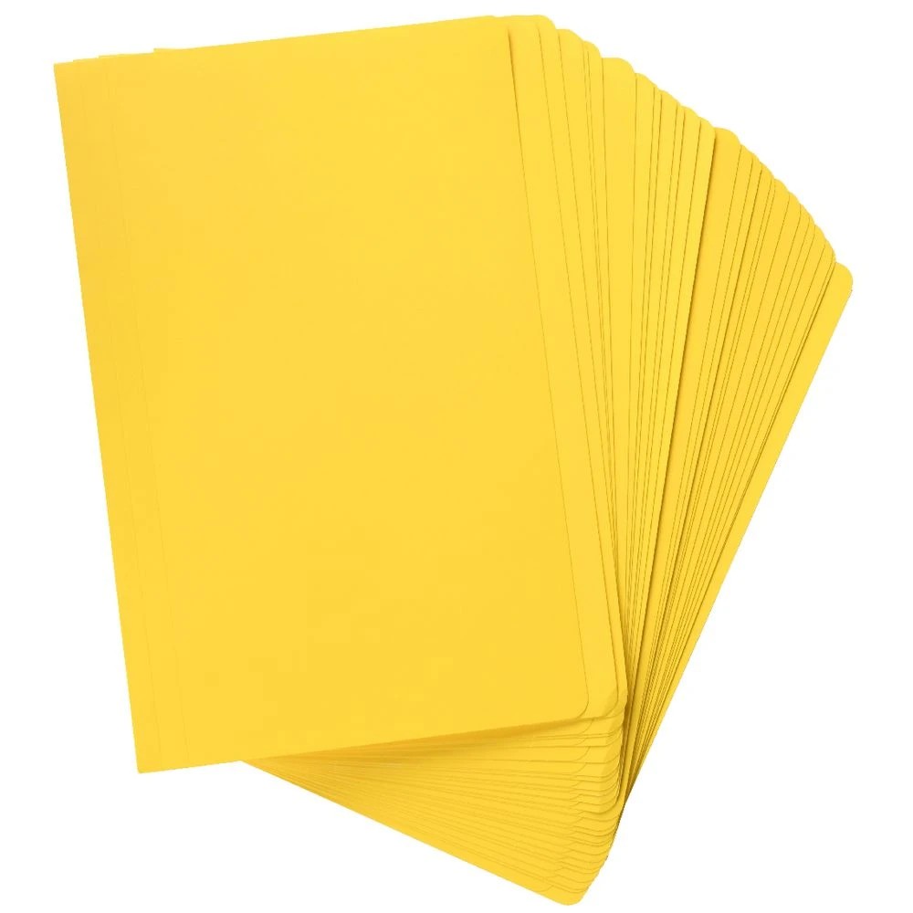 4 J.Burrows Foolscap Manila Folder Yellow 25 Pack, 4 of 4