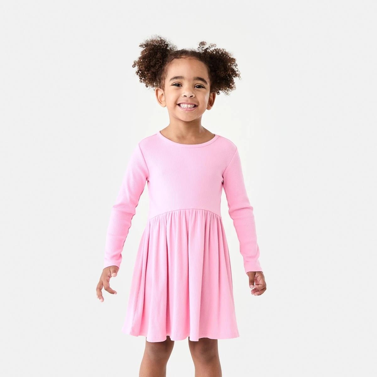 1 Rib Jersey Dress Pris Pink, 1 of 9