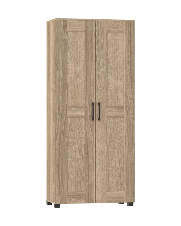 Alpine Bay Montreal 2 Door Storage Cabinet Cupboard - Natural