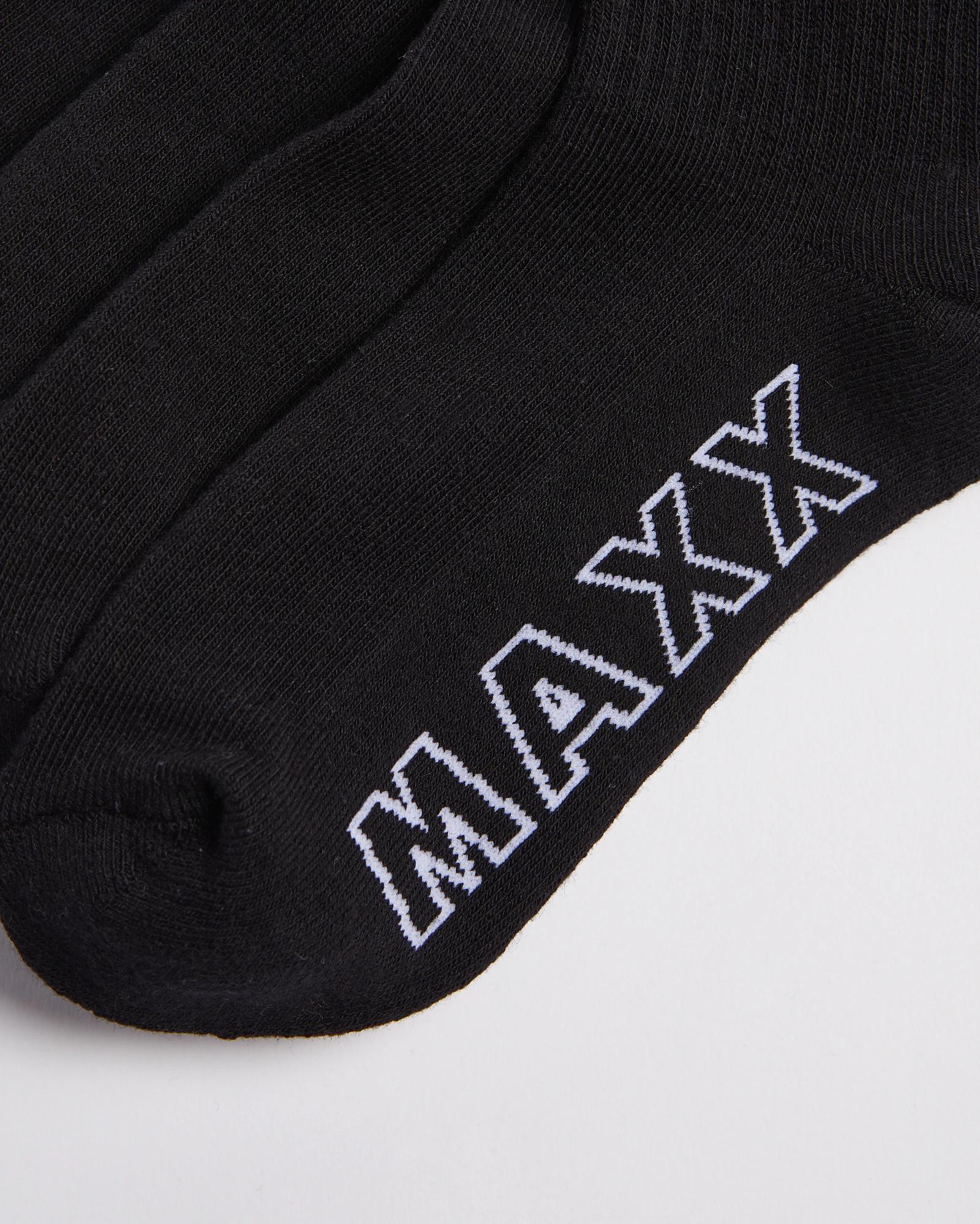 2 Kids Maxx Sport Quarter Crew 5 Pack Socks BLACK, 2 of 3