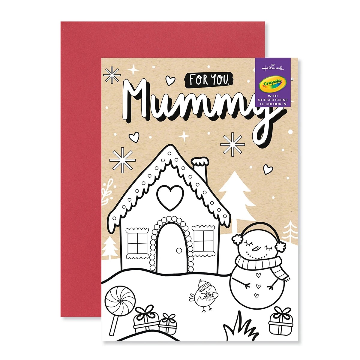 1 Hallmark Christmas Card - For You Mummy, 1 of 3