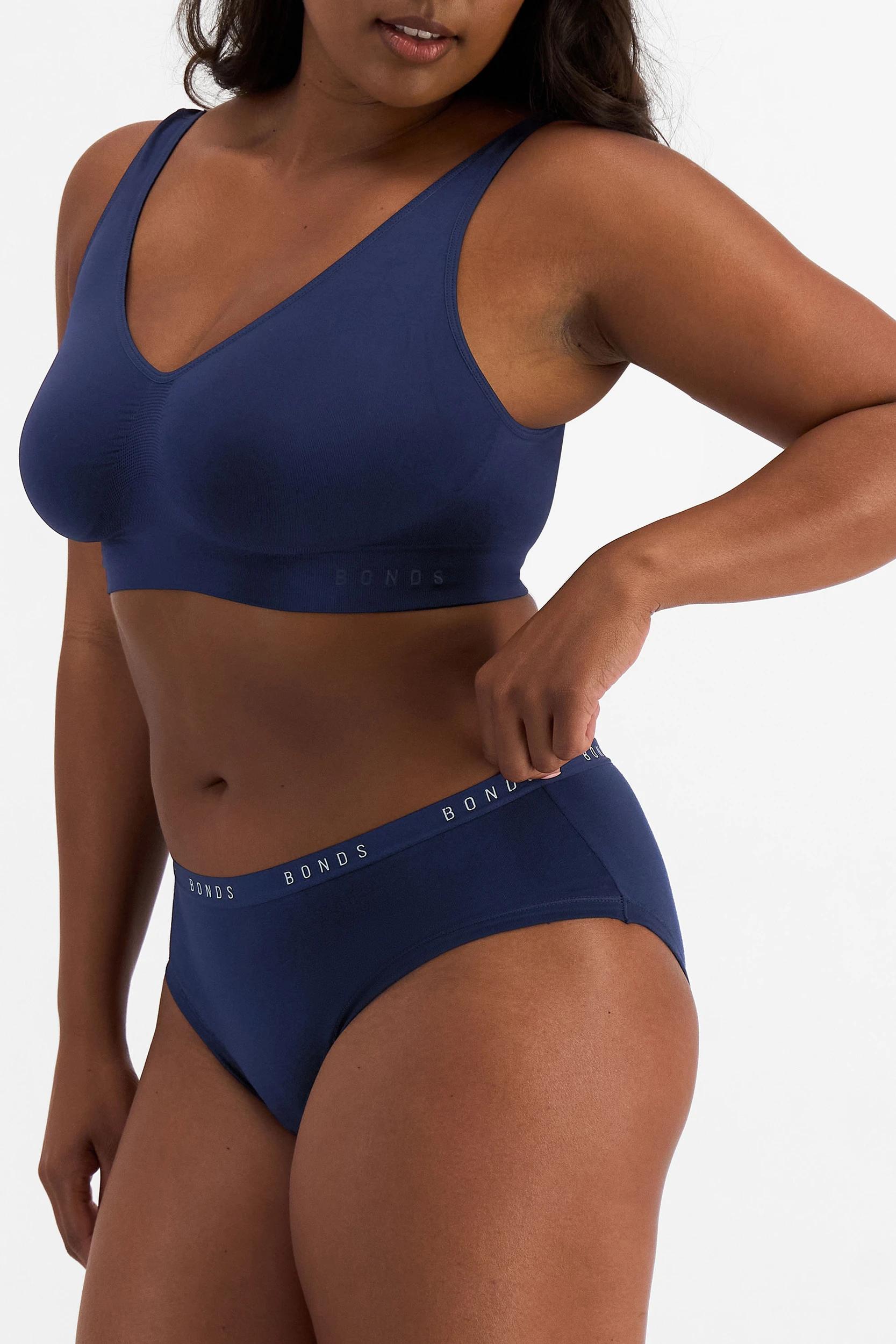 4 Bonds Cottontails 3 Pack Midi Briefs 70K VINTAGE BLOOM/WILDEST DREAMS/BLACK SEA, 4 of 10