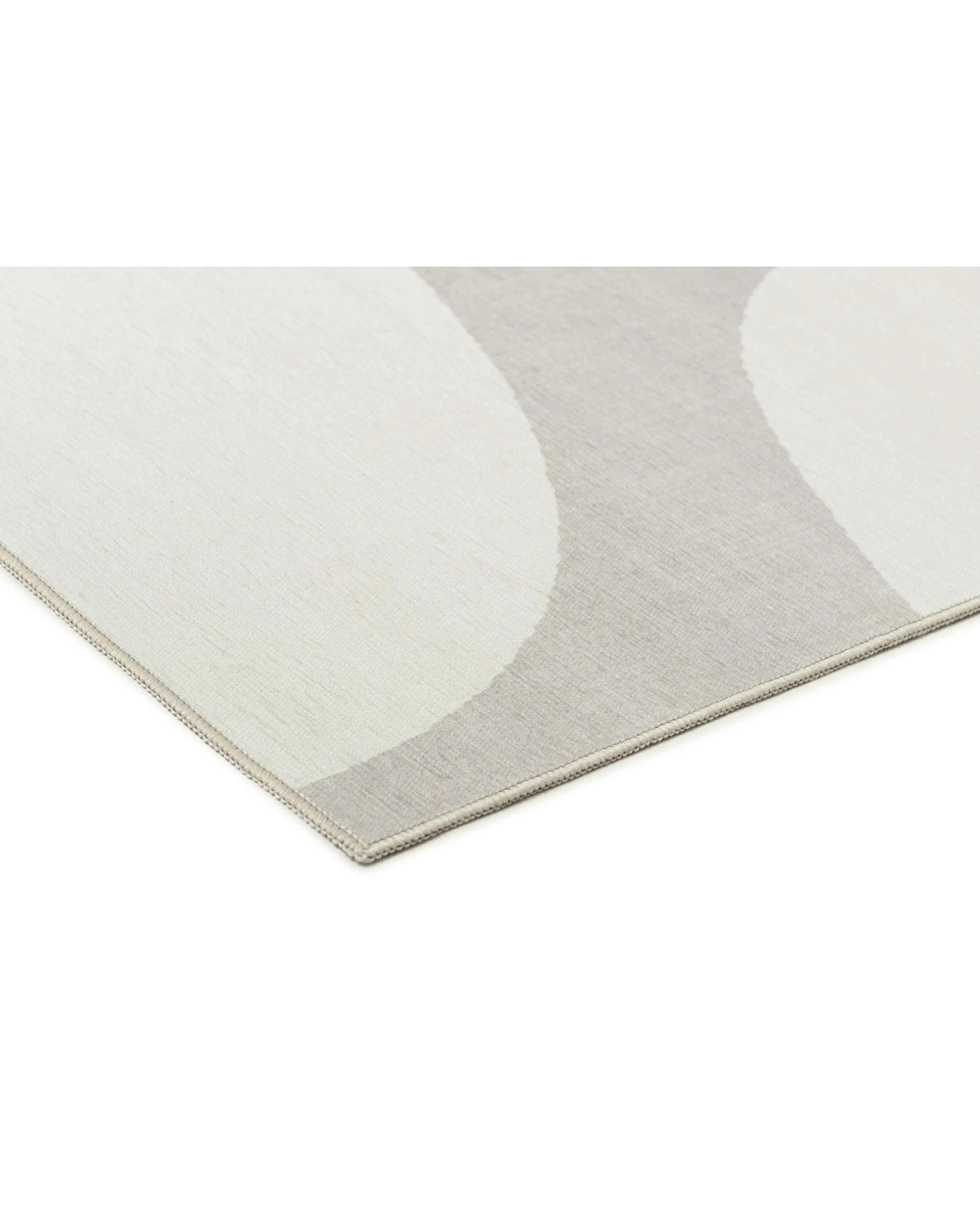 4 Loopsie Whidbey Stone Abstract Indoor Outdoor Washable Rug-330cm x 240cm - White, 4 of 8