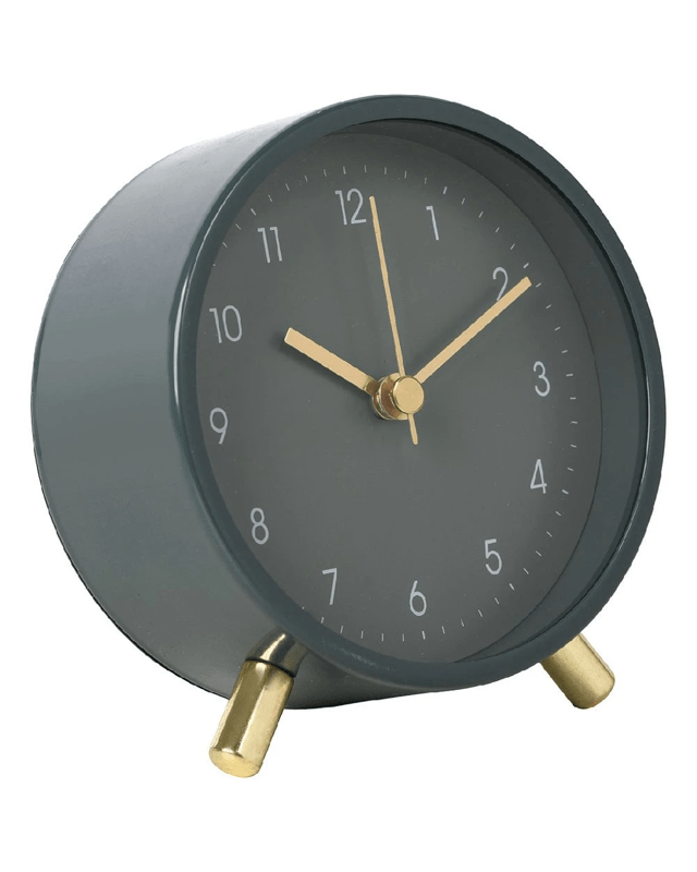 Otto Paris Metal Desk Clock 