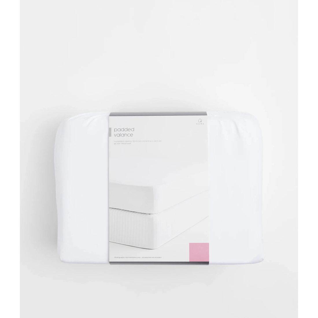 3 Target Padded Valance - White, 3 of 3