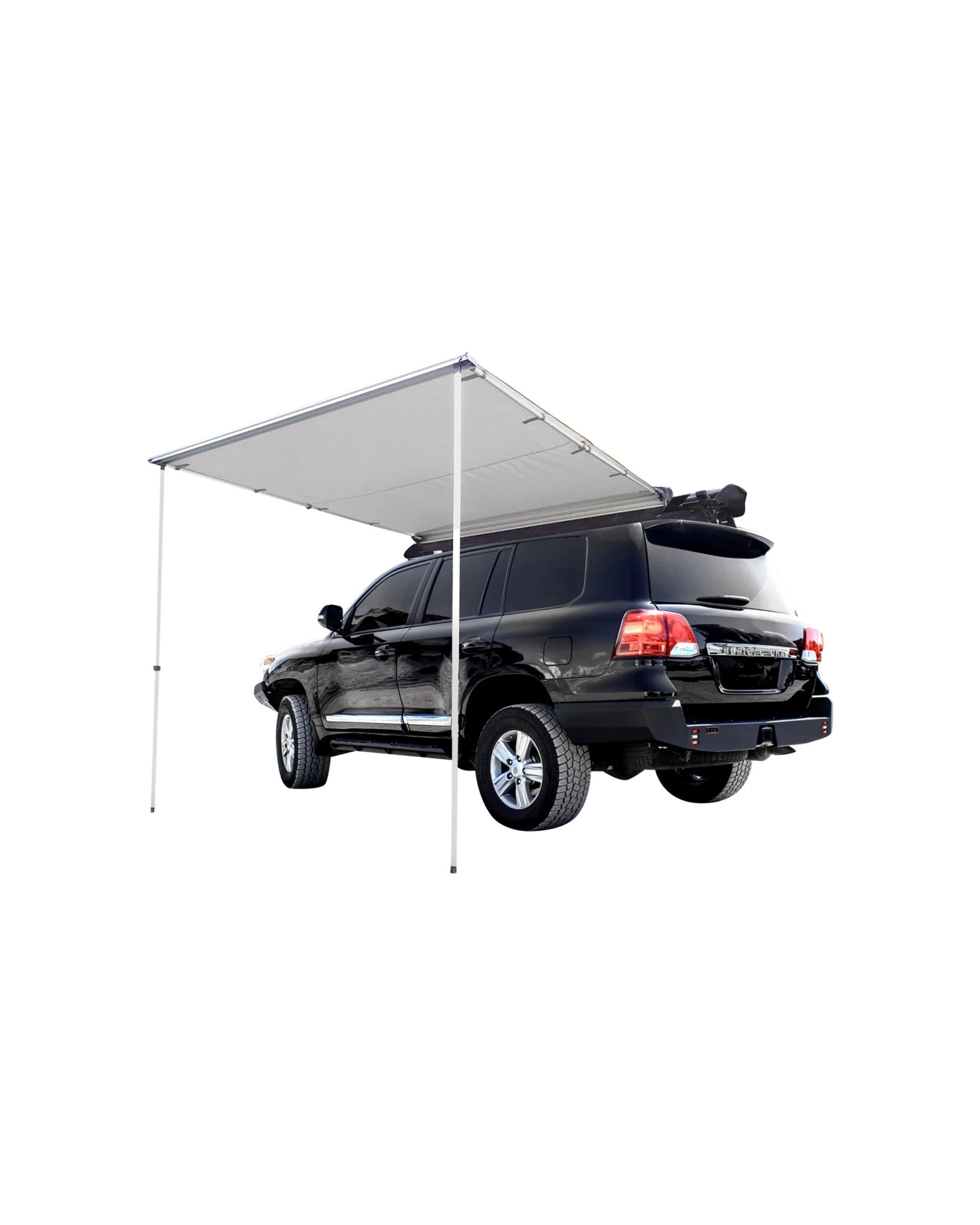 1 Wildtrak Evo 250 Deluxe 2.5x2.5m 4WD Side Awning 600D Canvas UV Protection - Grey, 1 of 3