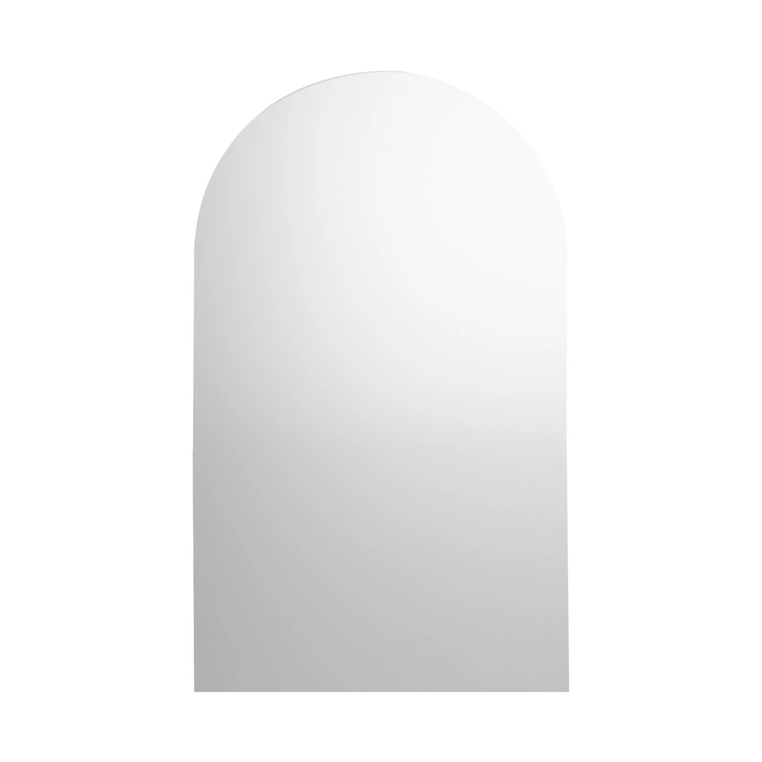 1 Oikiture Wall Mirrors 86x50cm Arched Makeup Mirror Bathroom Frameless
 - Clear, 1 of 9