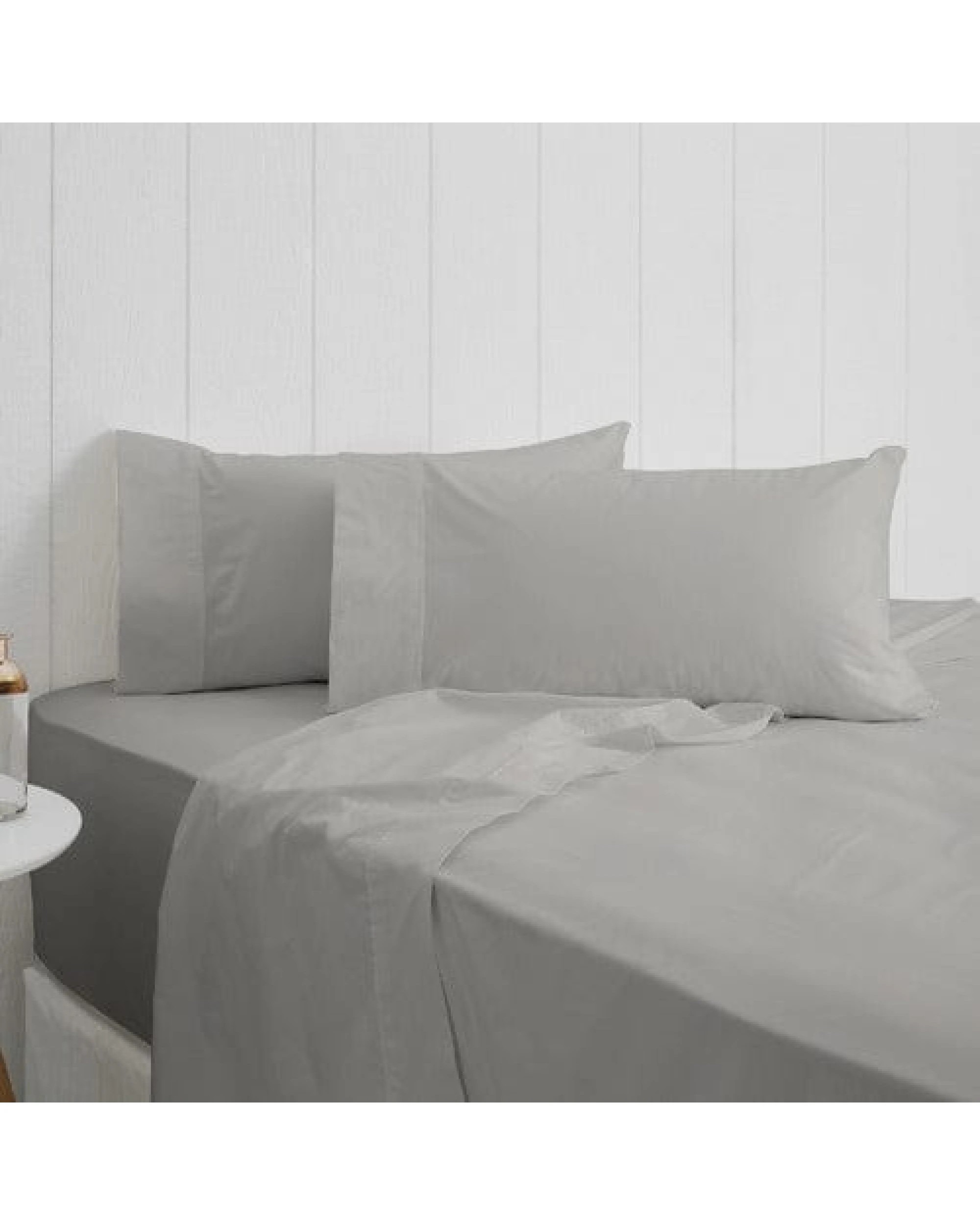 1 Odyysey Living Breathe 100% Cotton Sheet Sets - Queen Bed - Brown, 1 of 1